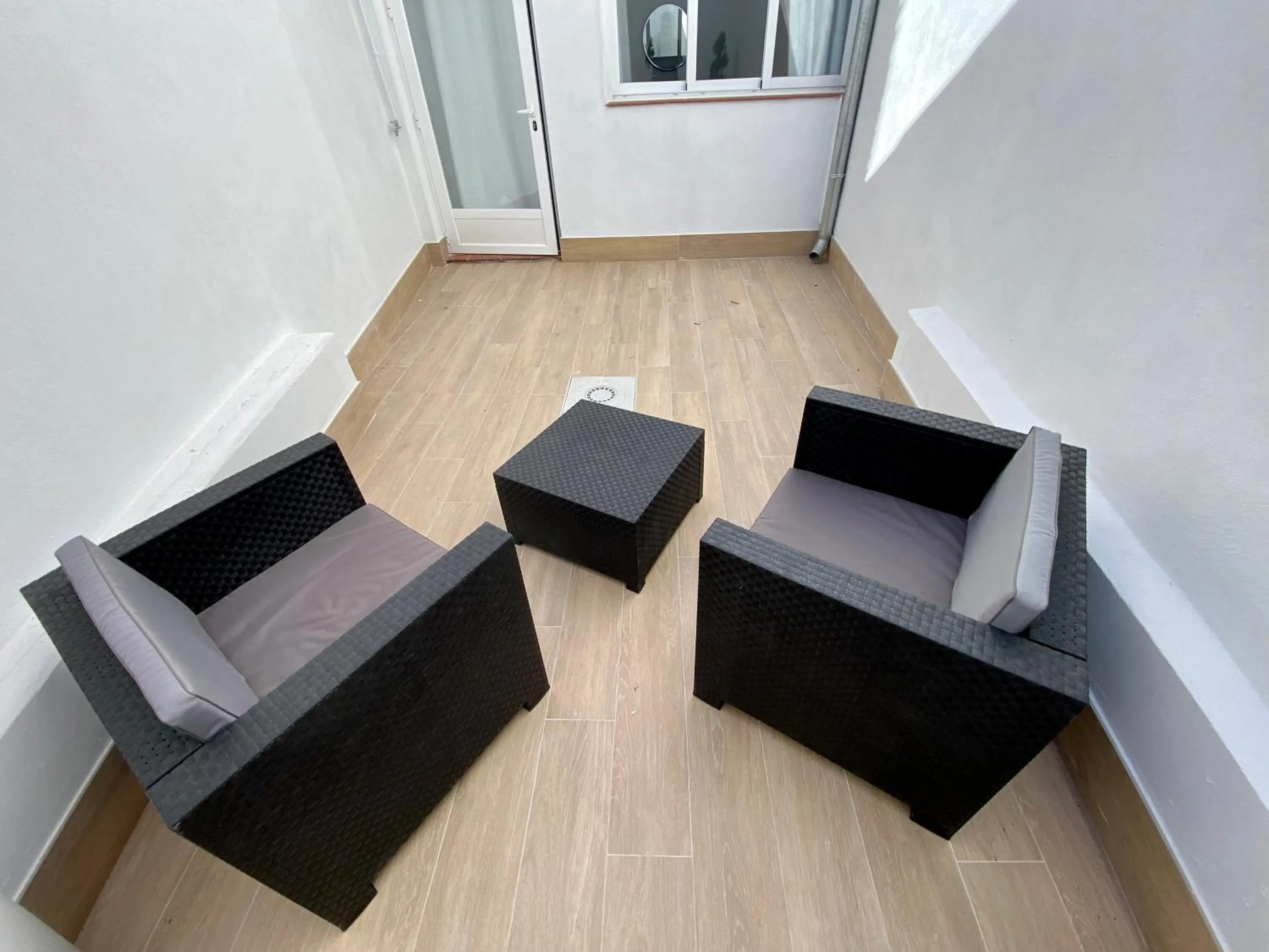 Balcony/Terrace in Evenia Alcalá Boutique Hotel