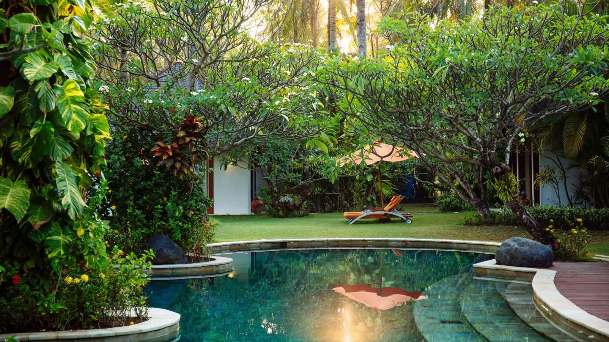 Garden view in The Anandita by Elite Havens