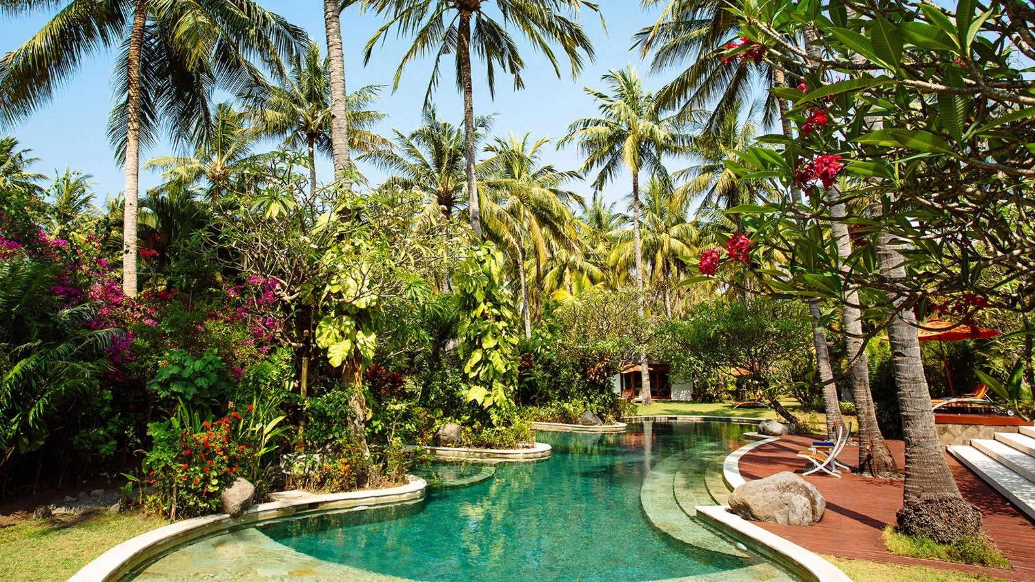 Garden view in The Anandita by Elite Havens