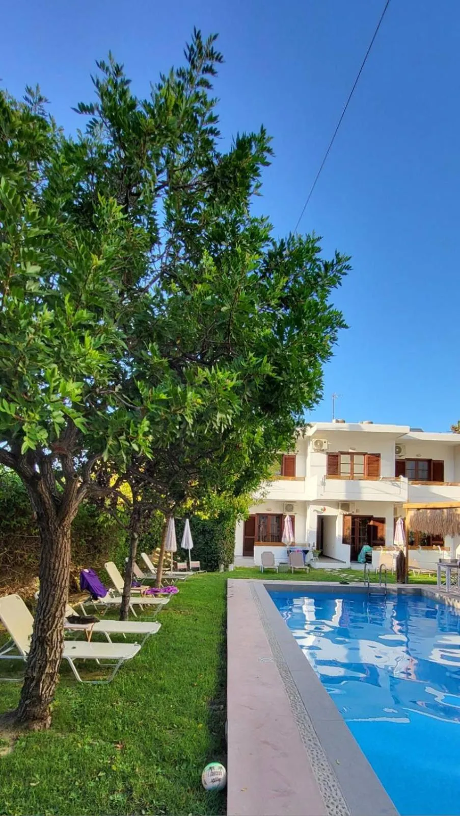 sunbed in Tree of Life Art Hotel