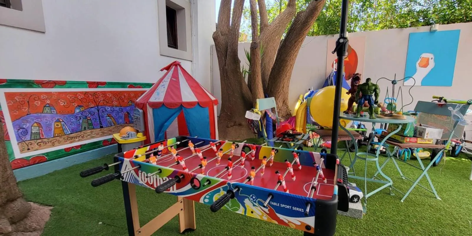 Children play ground in Tree of Life Art Hotel