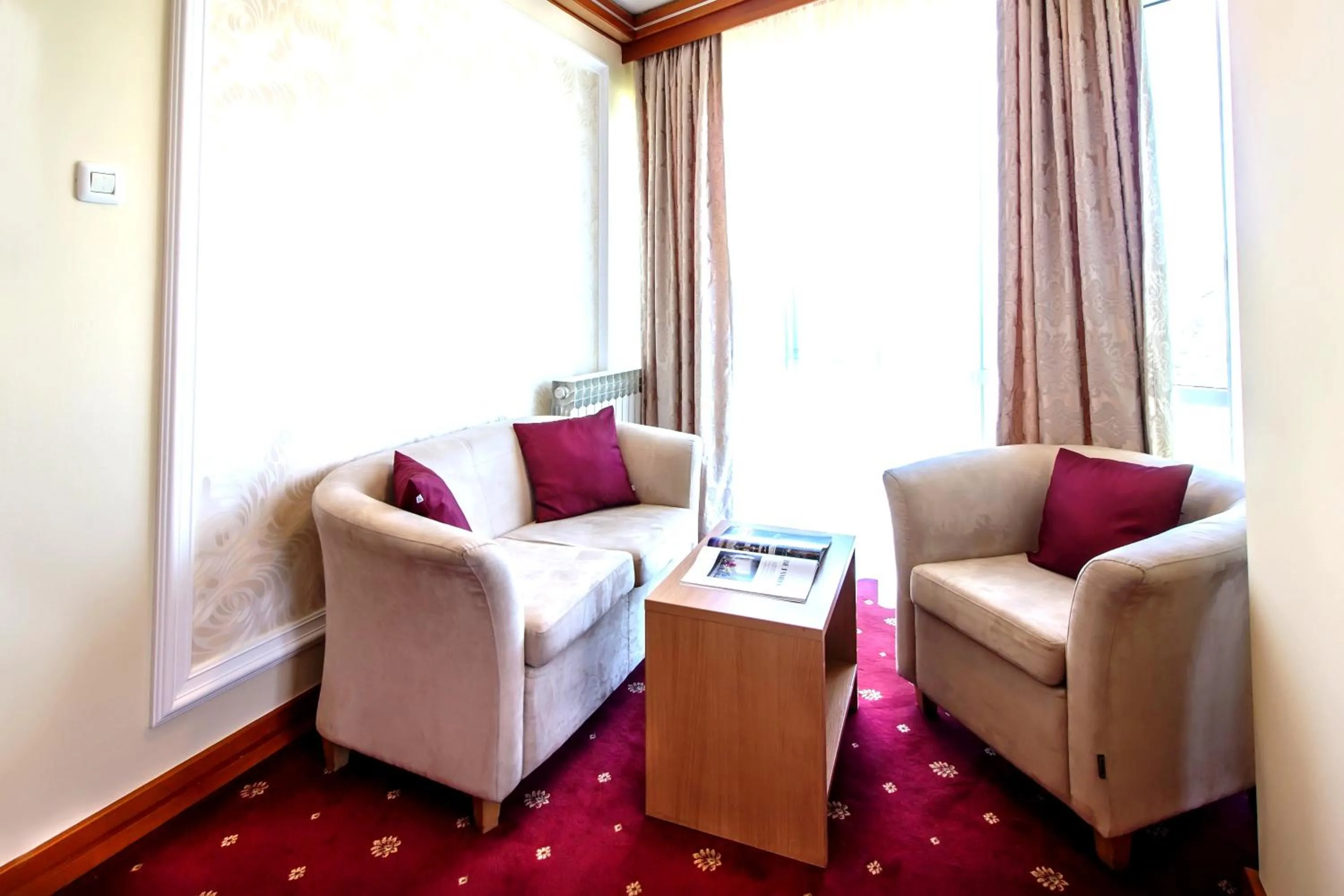 Seating area in Hotel Cezar Banja Luka