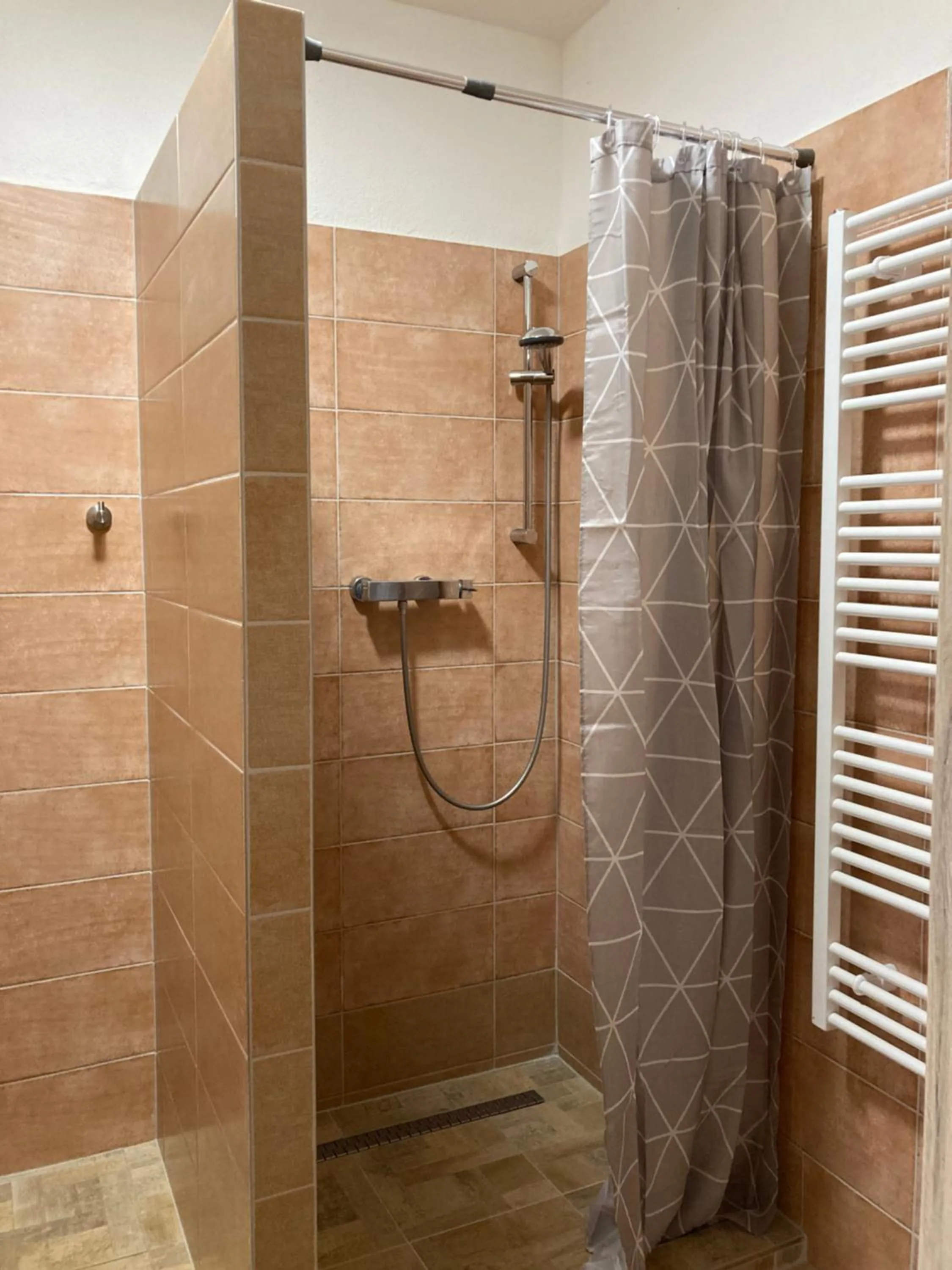 Shower in Apartmány s klimatizací - Penzion U Kudláčků Pouzdřany