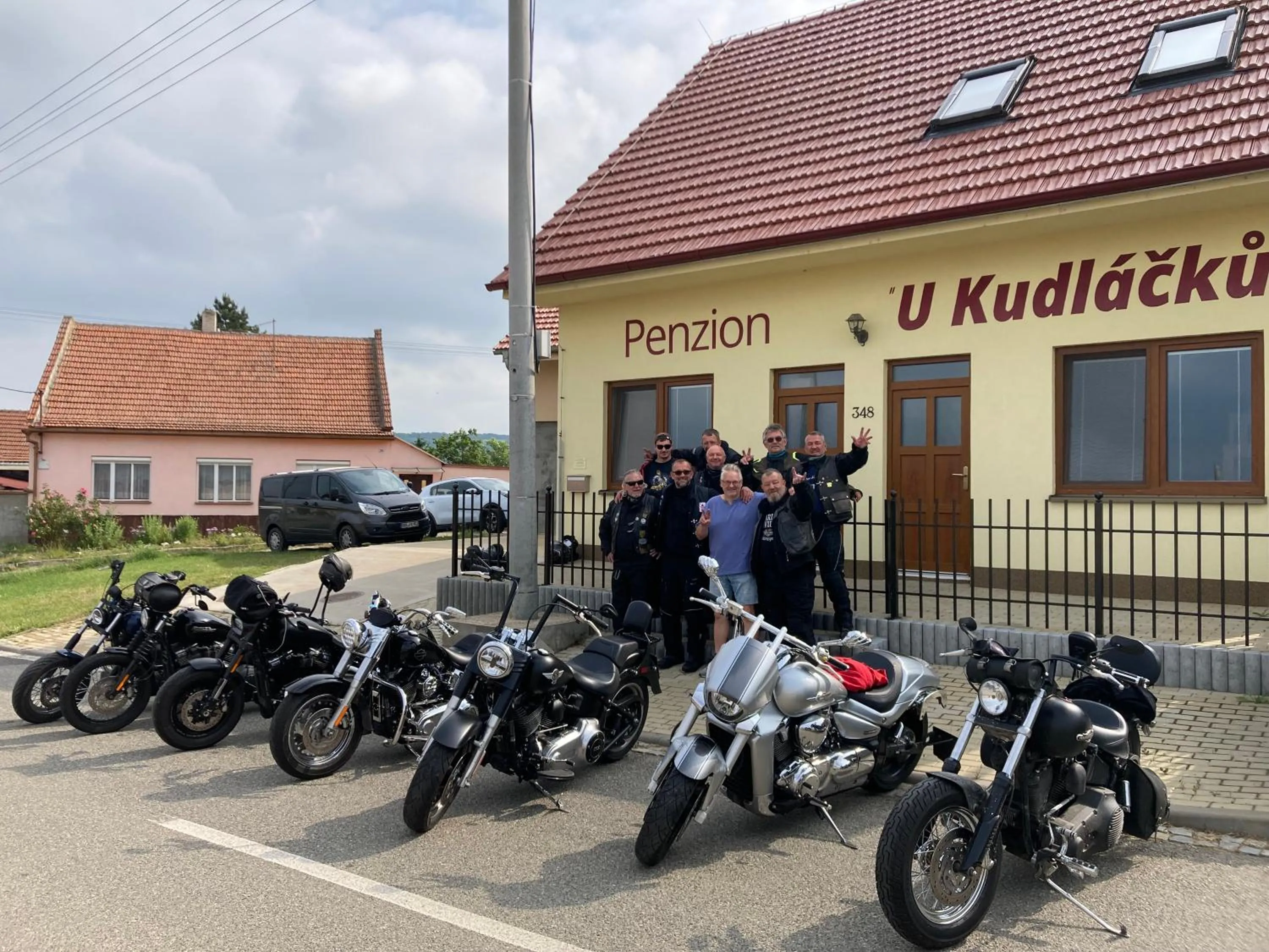 Property building in Apartmány s klimatizací - Penzion U Kudláčků Pouzdřany