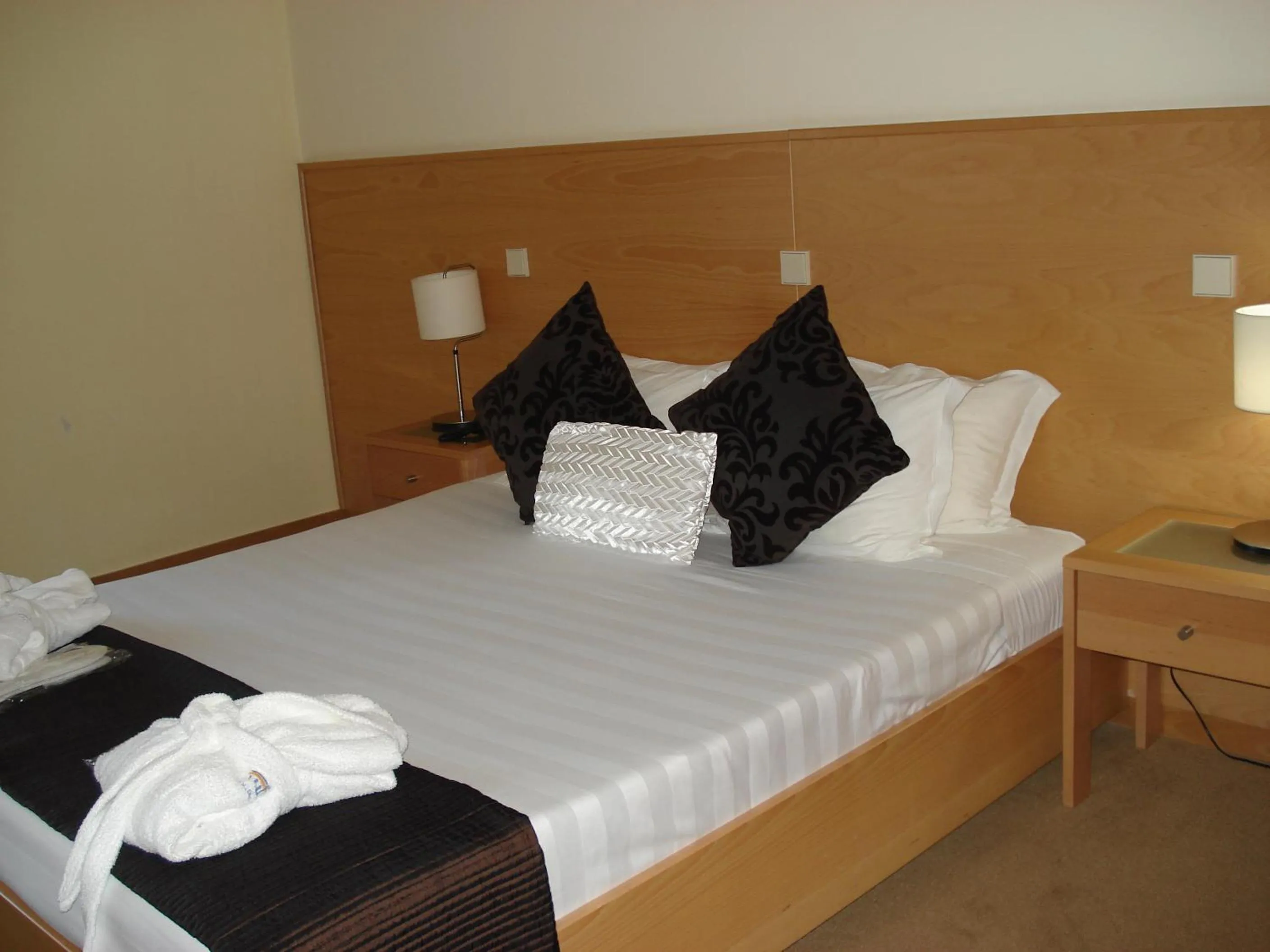 Bed in Hotel Bienestar Termas de Moncao