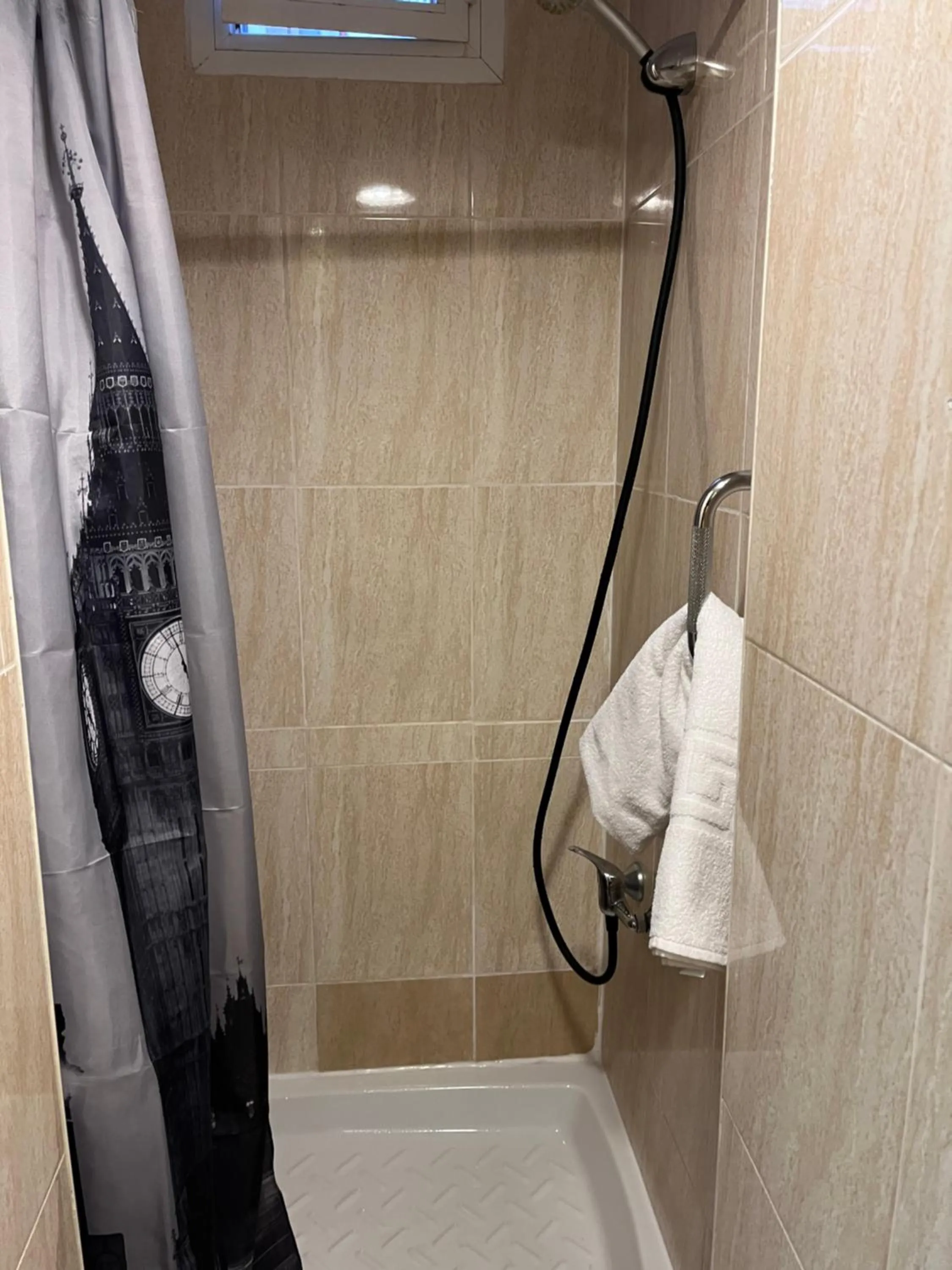 Shower in Hostal Las Vegas