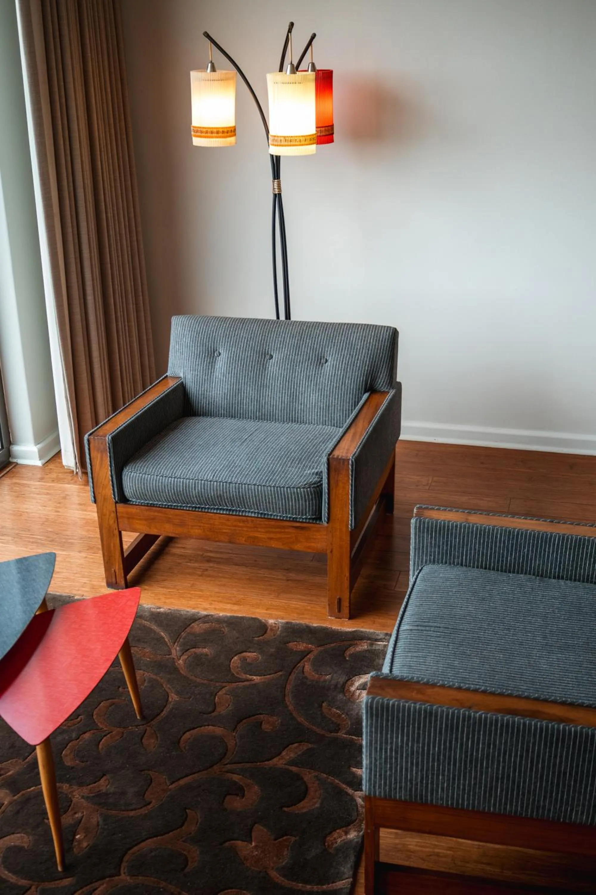 Seating area in Schulphoek Seafront House
