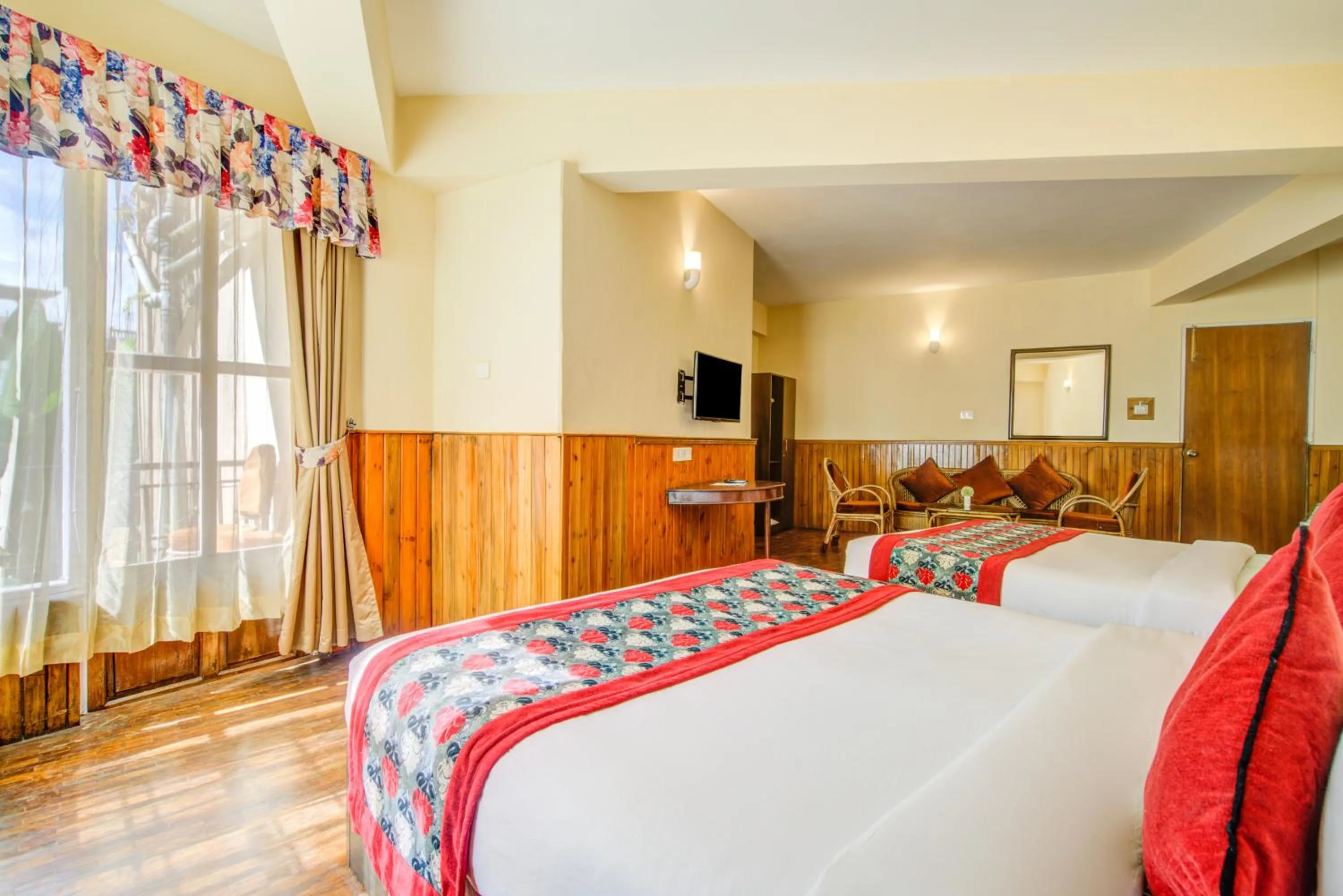 Bed in Summit Newa Regency