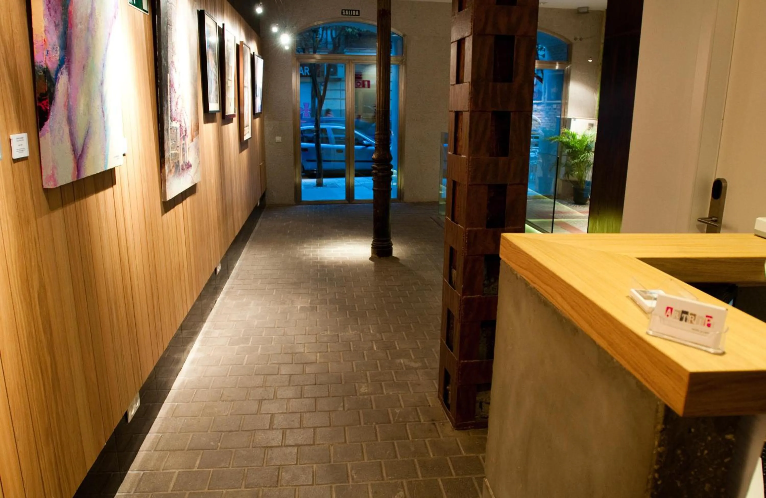 Decorative detail in Artrip Hotel