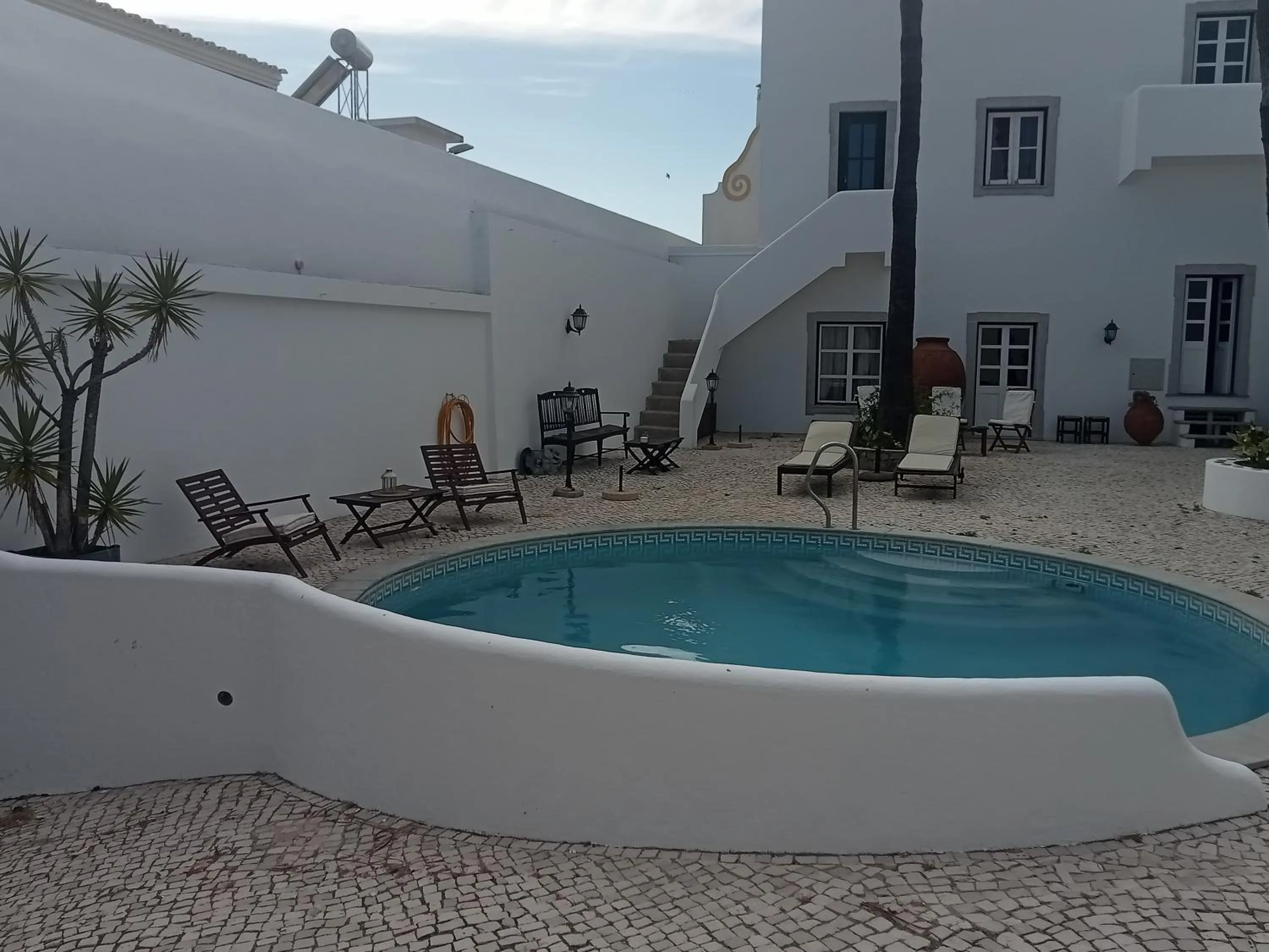 Pool view in Casa de Estoi