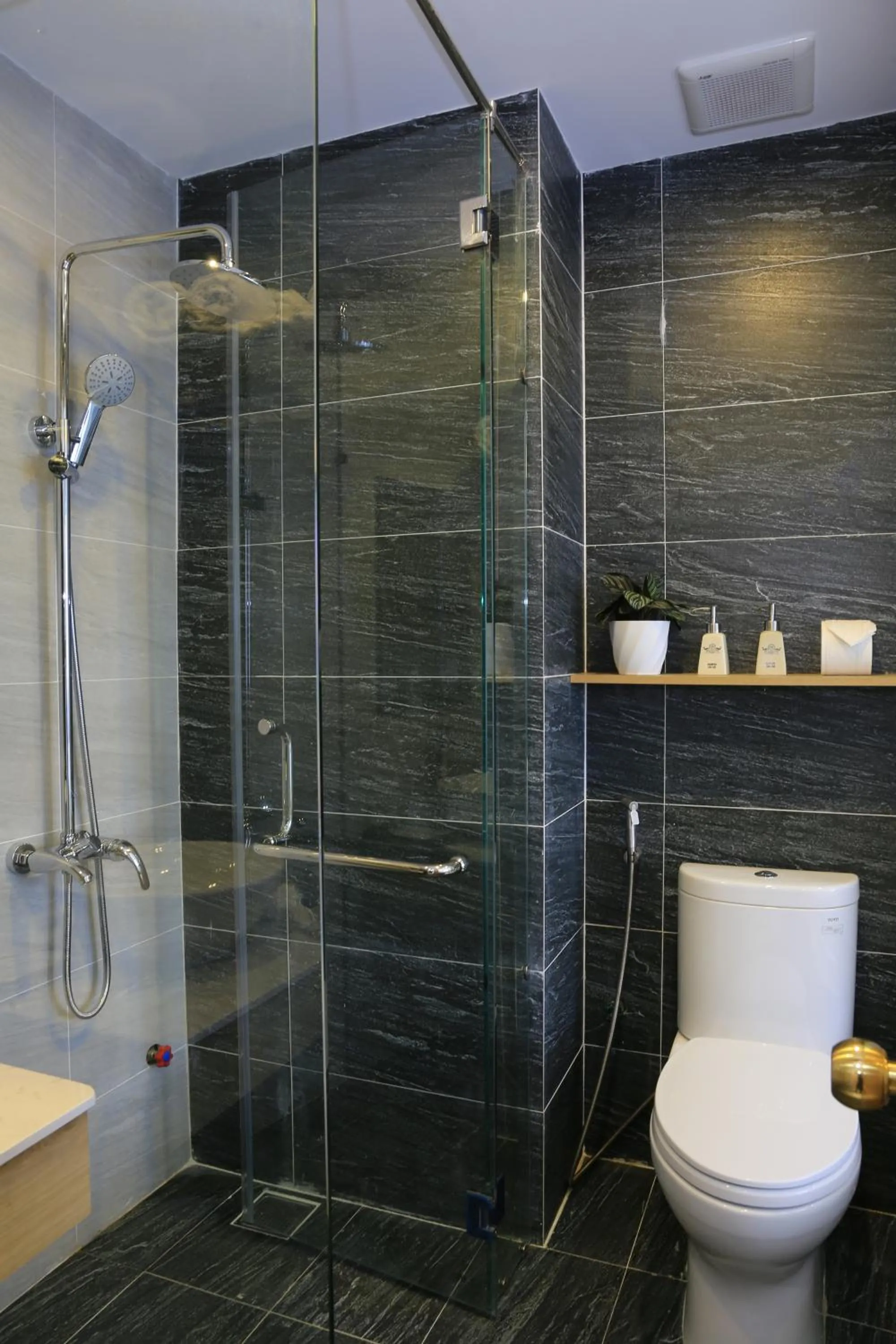 Toilet in Dang's Hotel