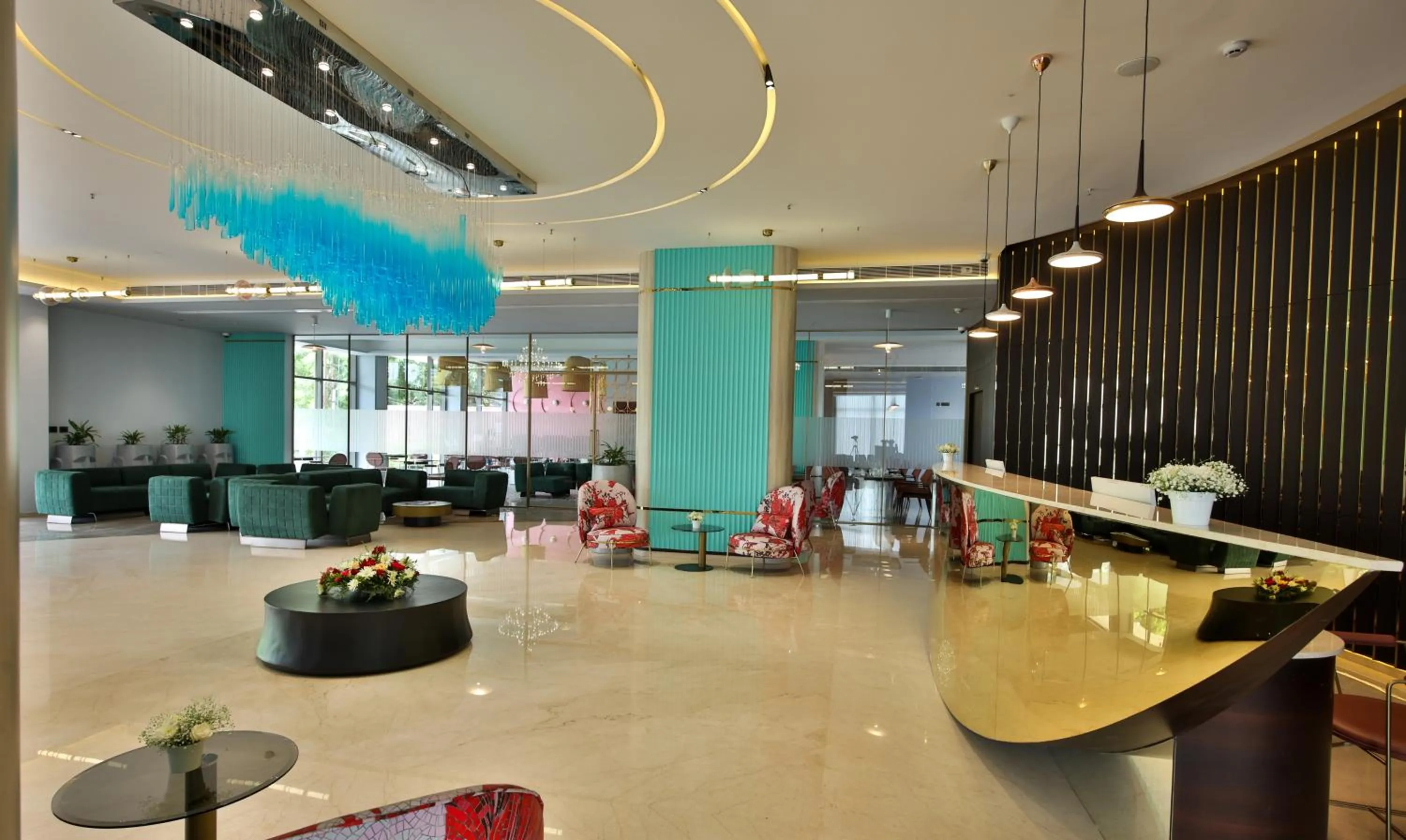 Lobby or reception in Pushpak Grande