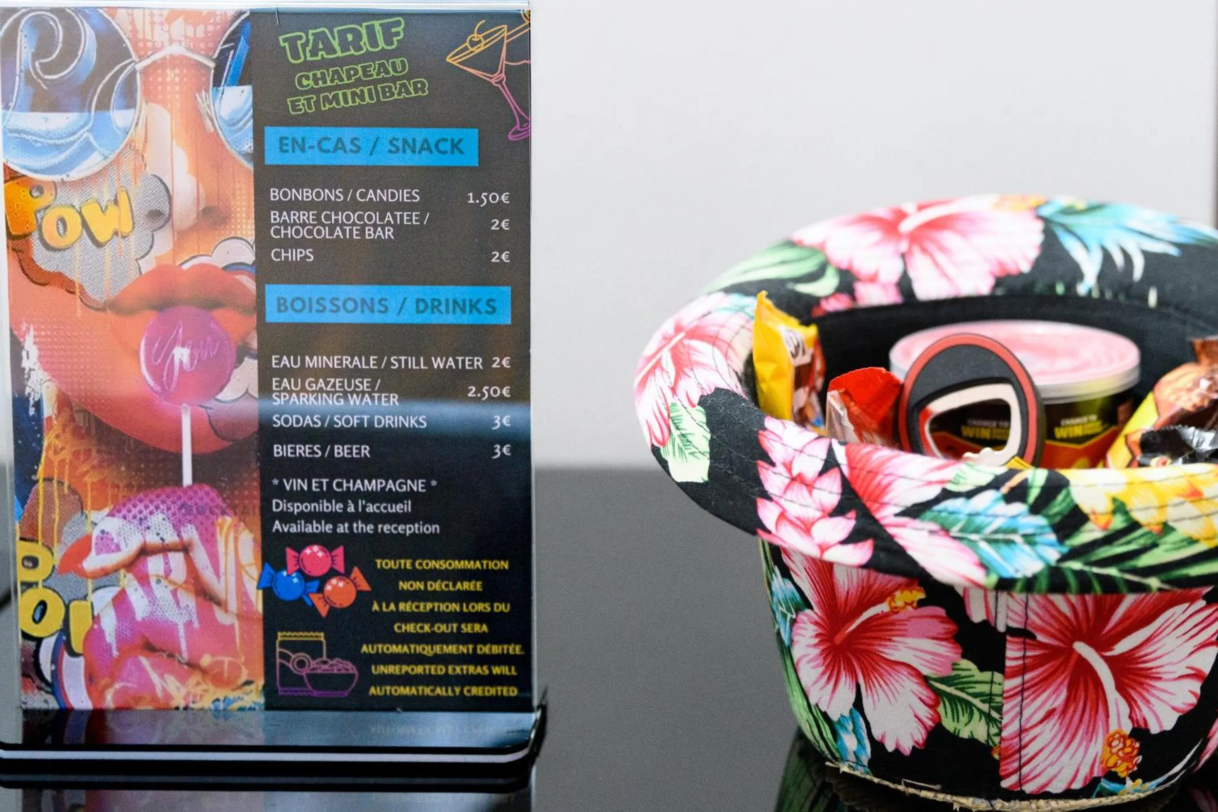 Decorative detail in Hype Hôtel