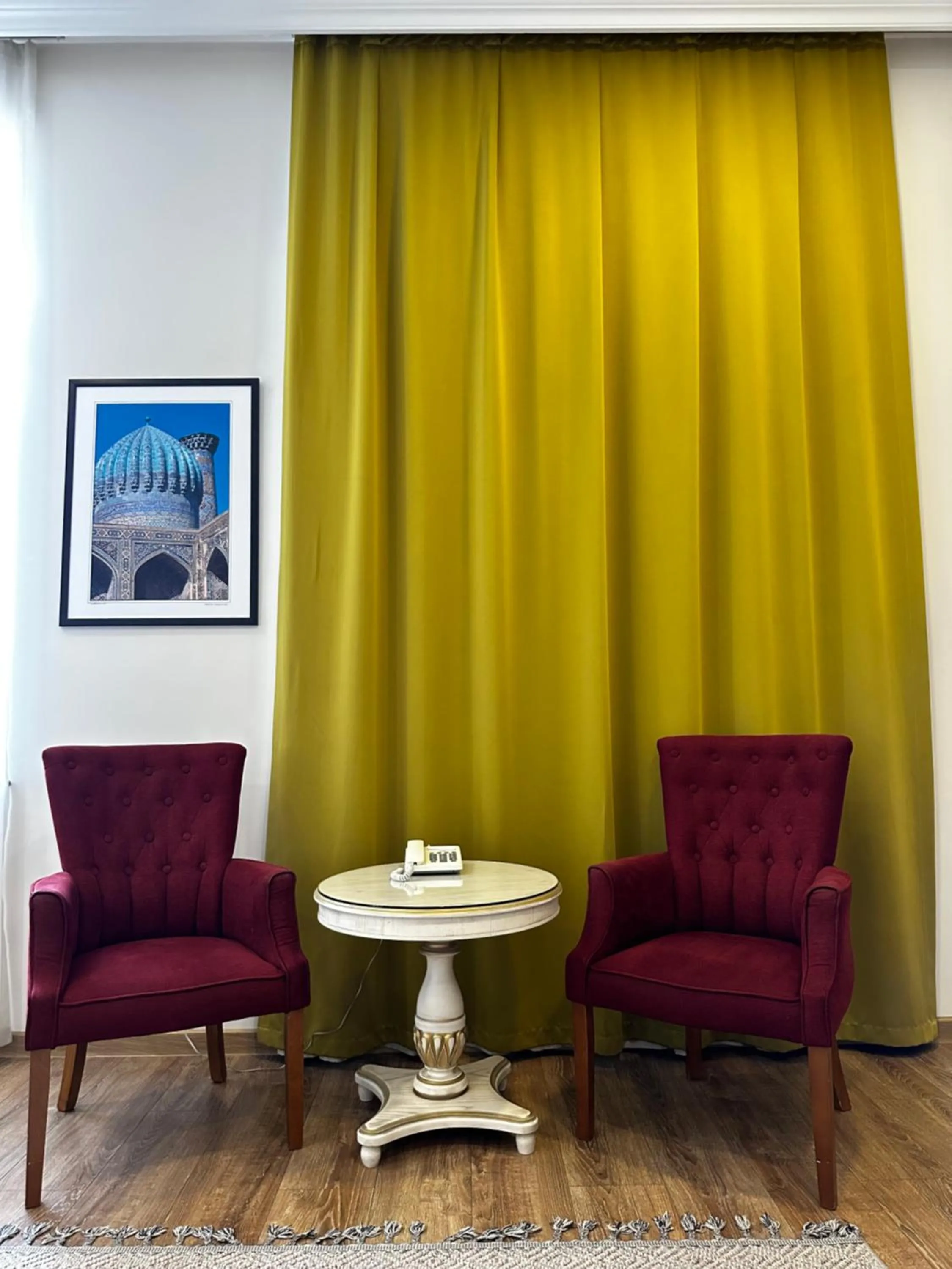 Living room in Silk Road Kokand Hotel