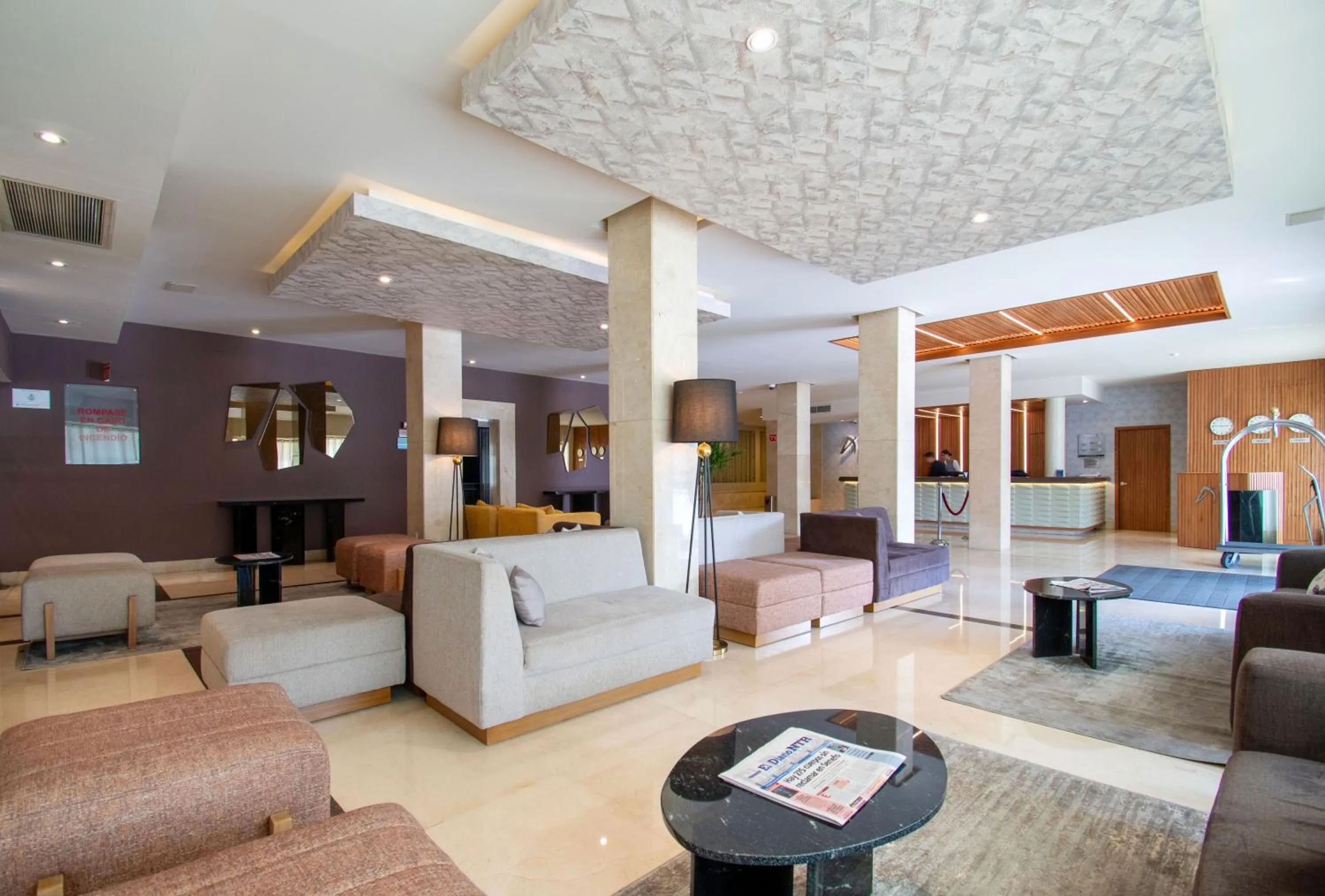 Living room in Hotel Plaza Diana