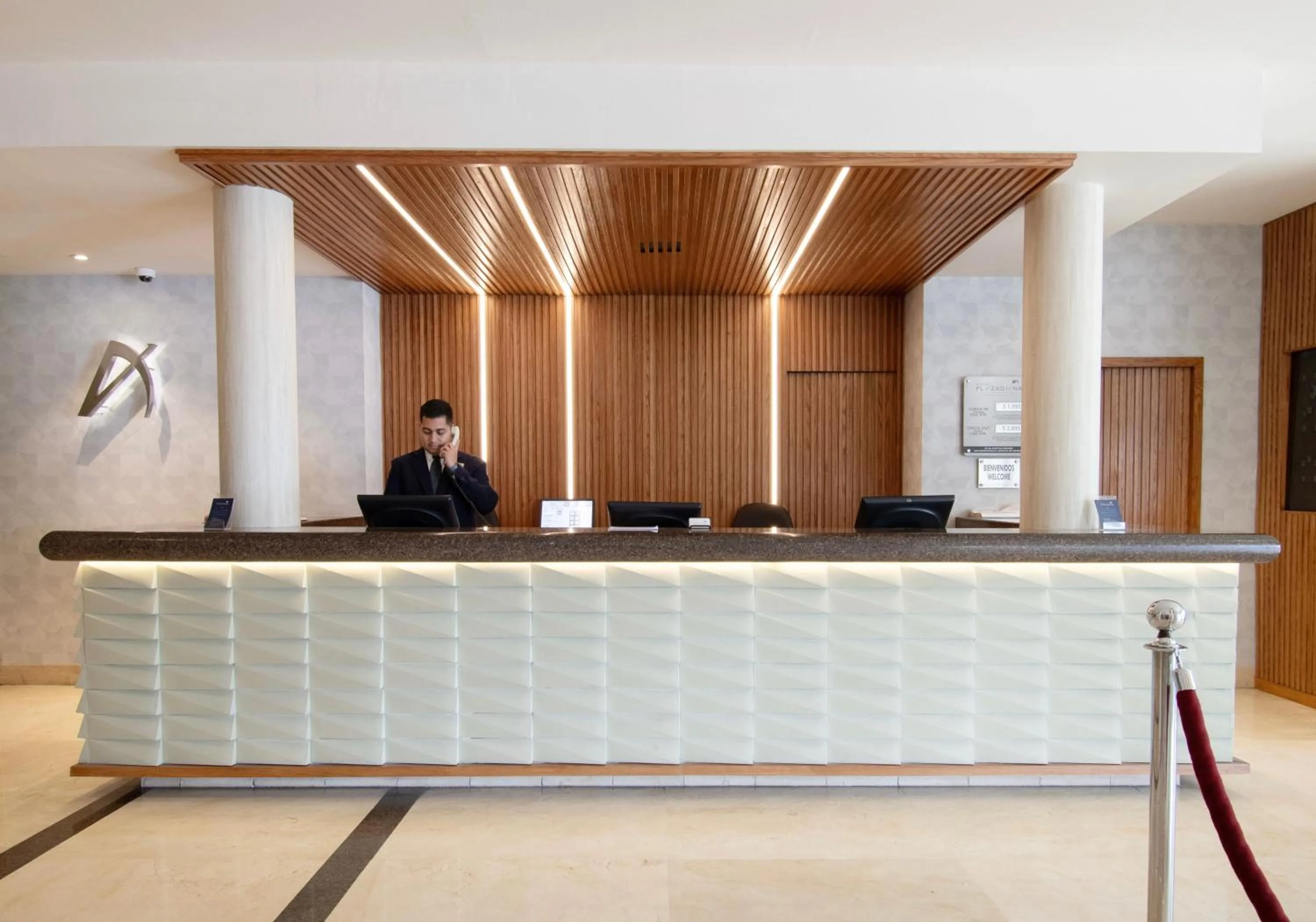 Lobby or reception in Hotel Plaza Diana