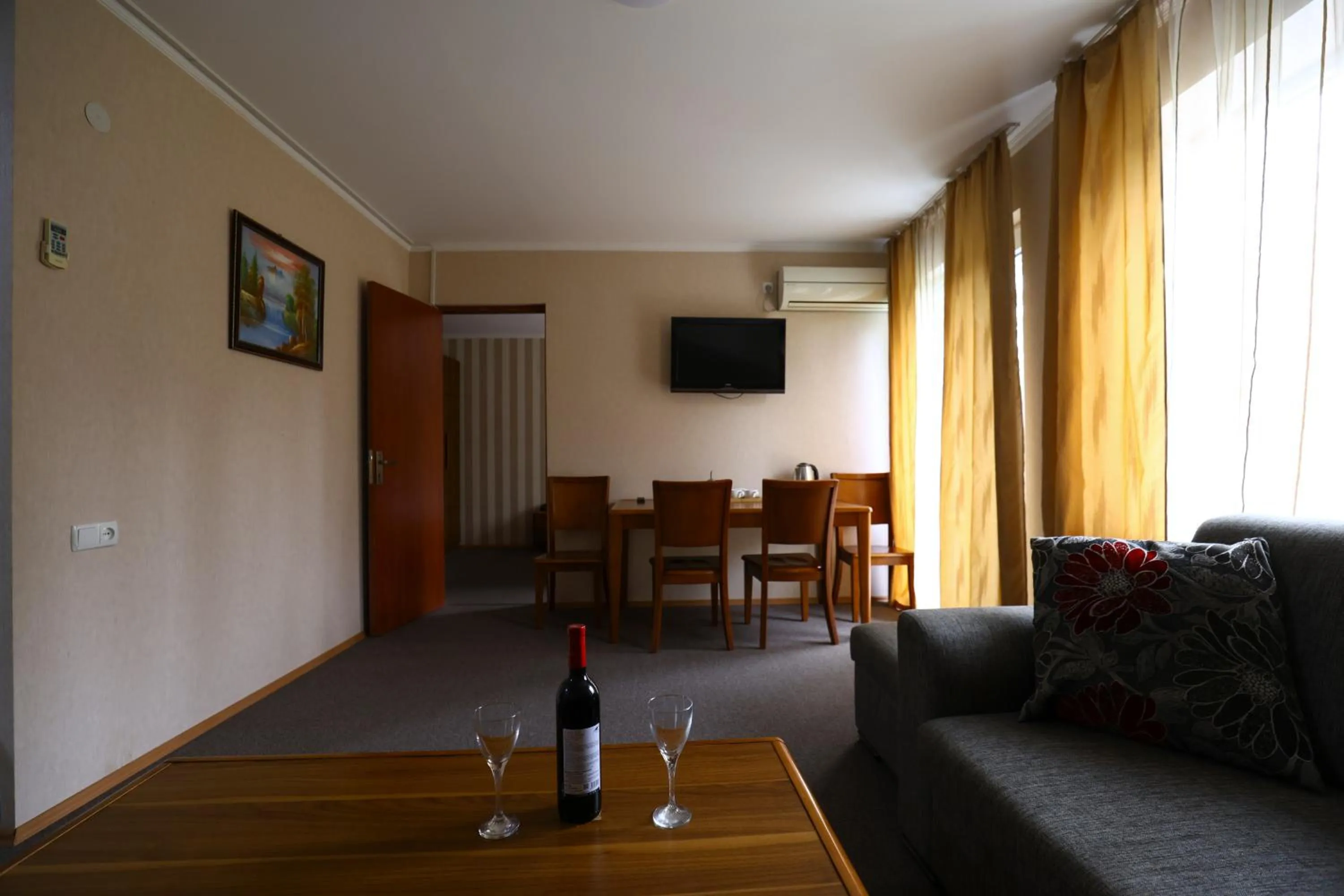 Communal lounge/ TV room in Park Hotel Imeri kutaisi