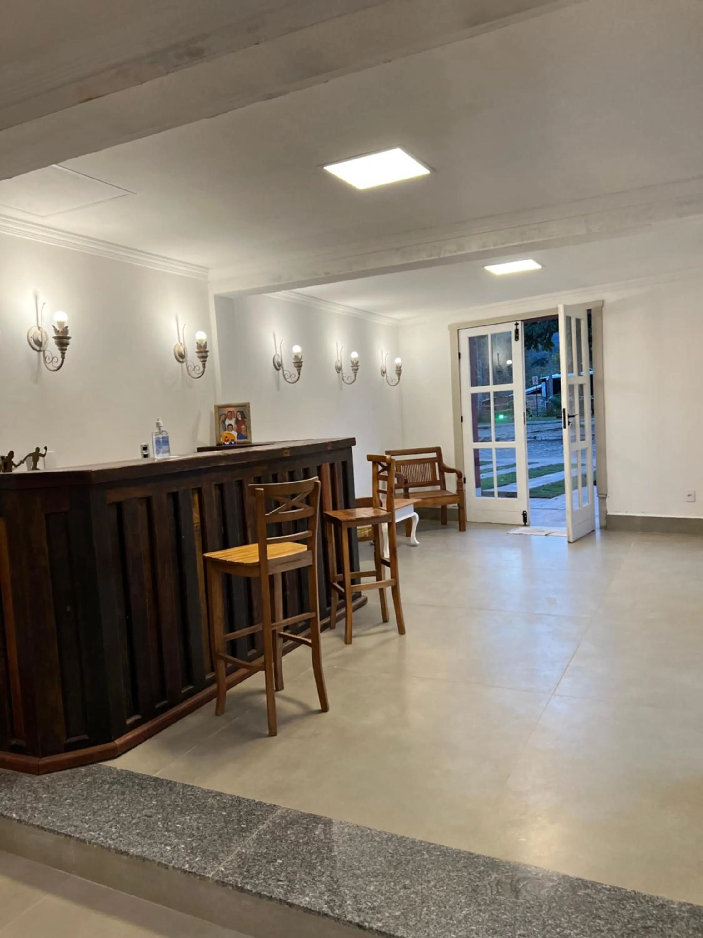 Lobby or reception in Pousada Tiradentes