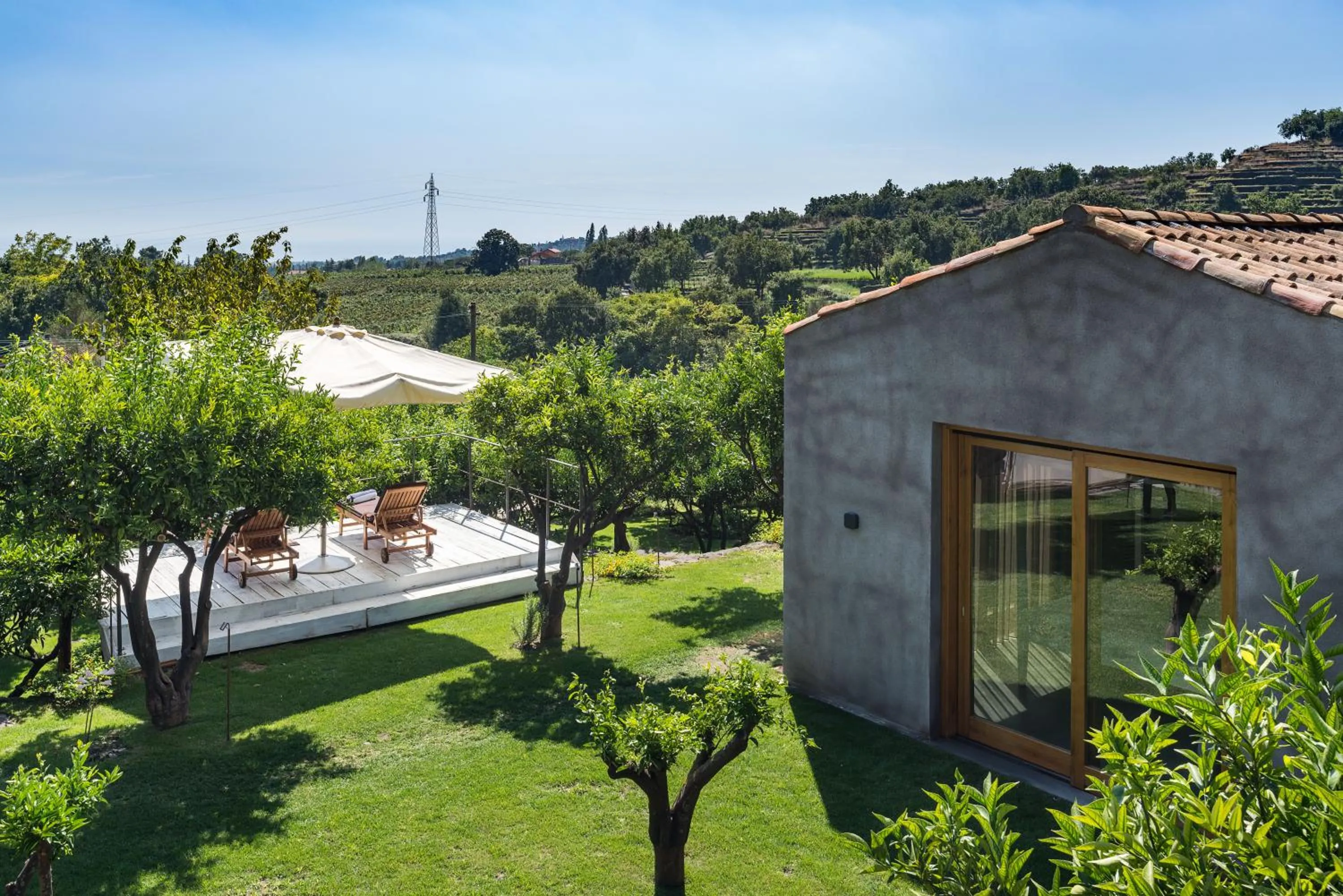 Natural landscape in Monaci delle Terre Nere