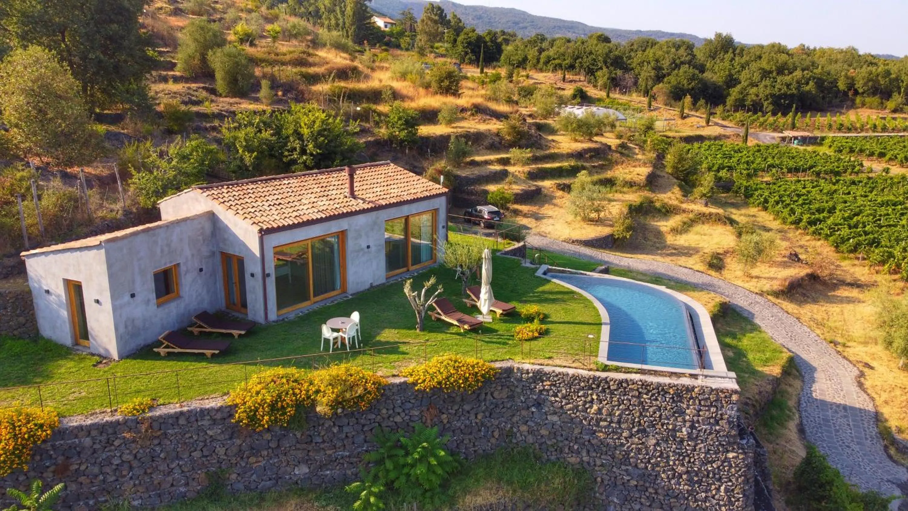Natural landscape in Monaci delle Terre Nere
