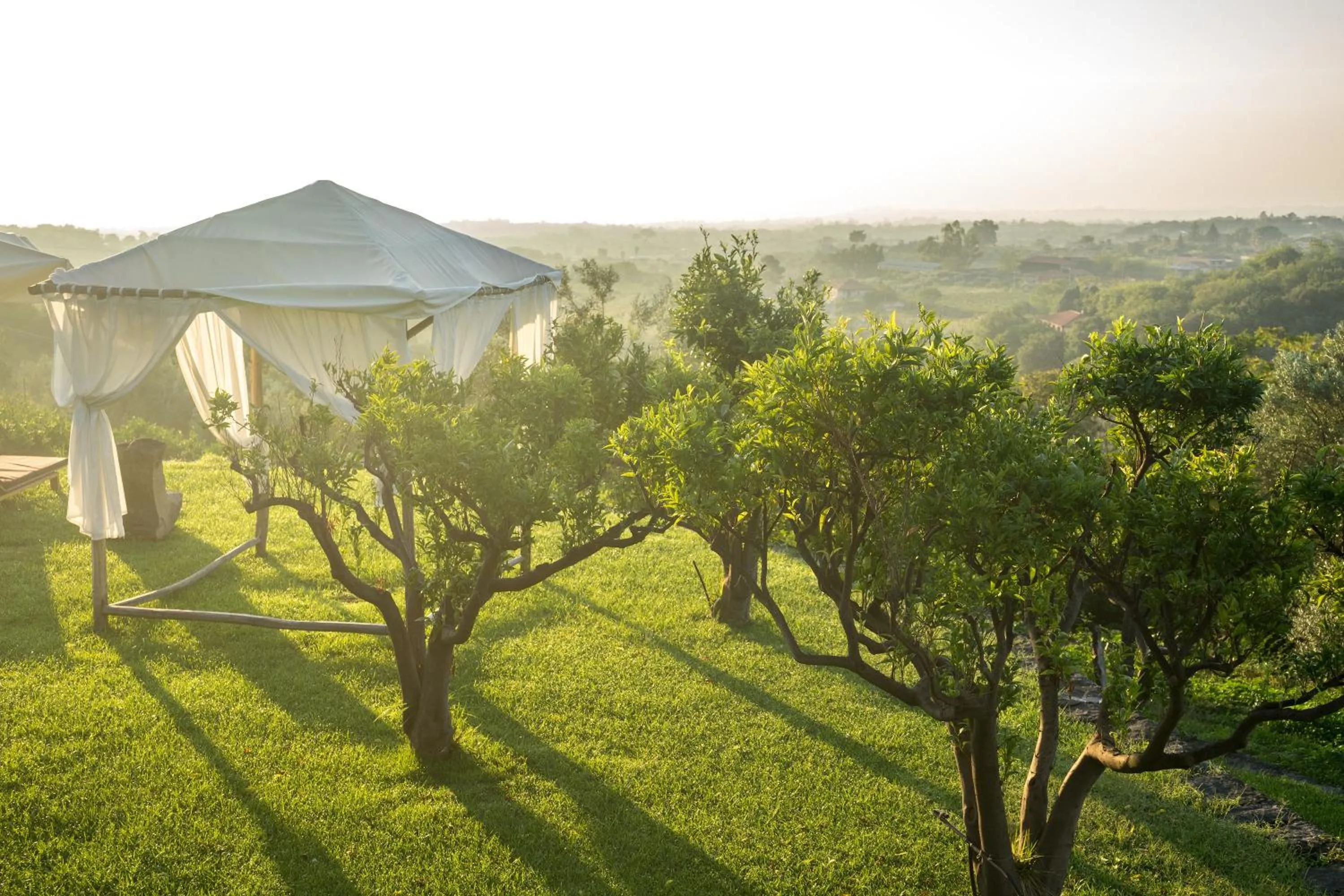 Garden view in Monaci delle Terre Nere