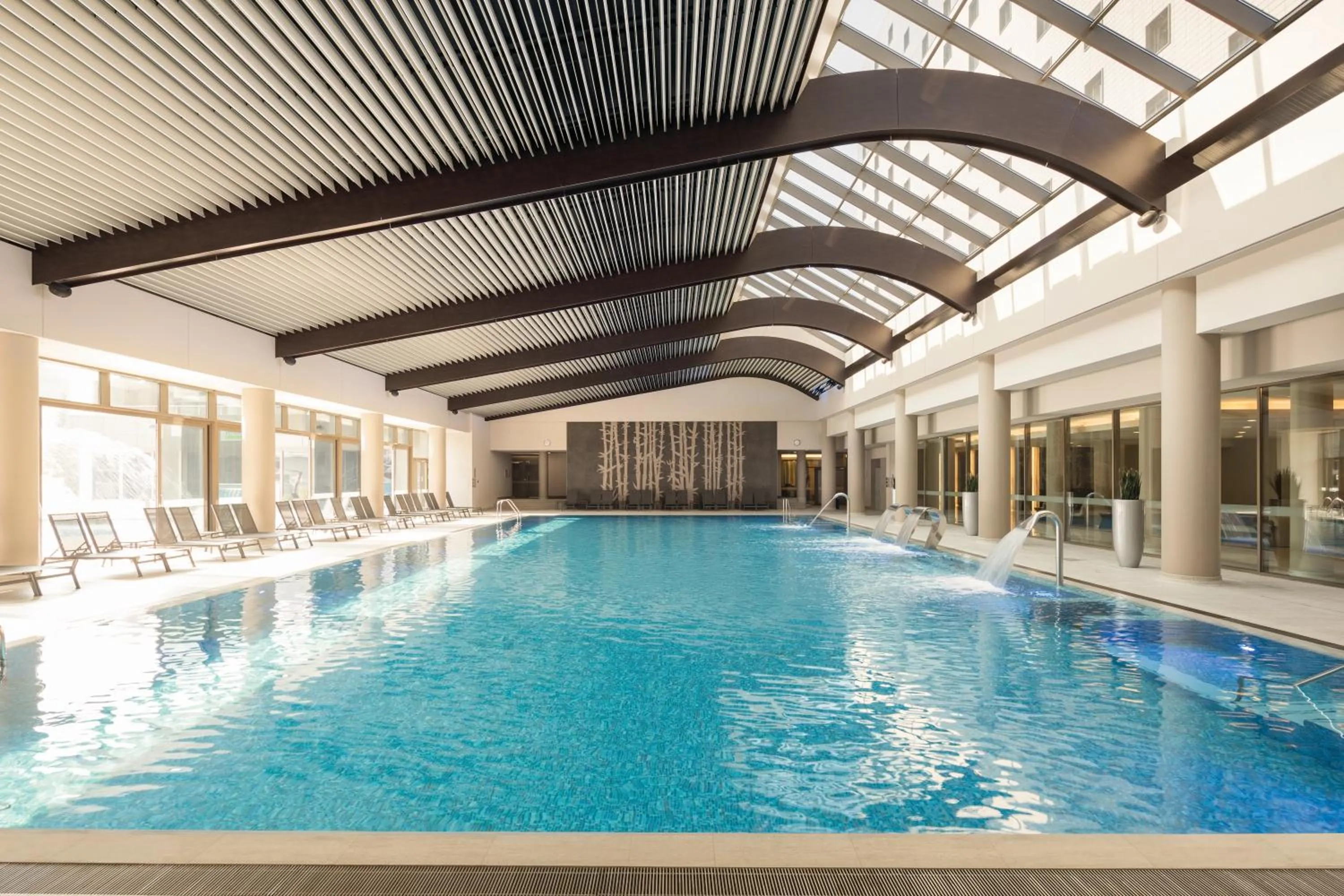 Swimming pool in Ramada by Wyndham Bucharest Parc Hotel