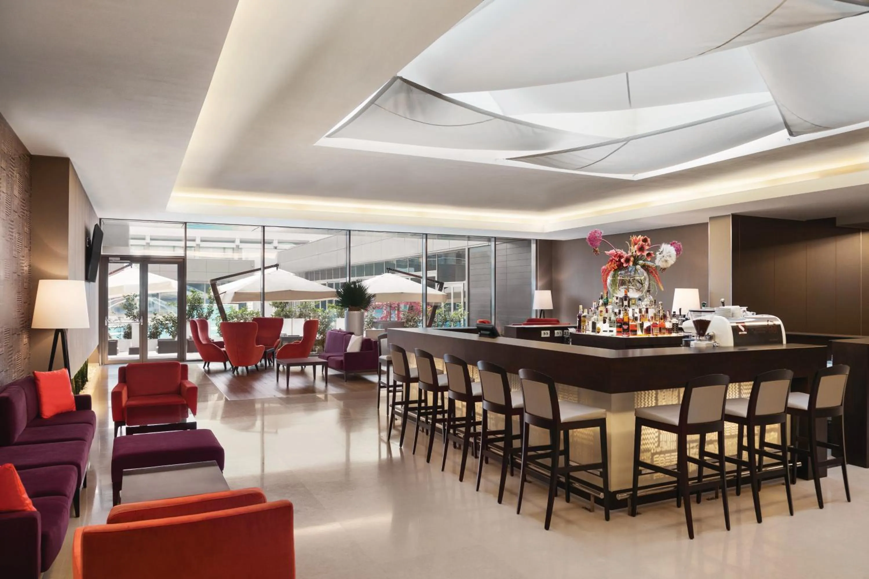 Lounge or bar in Ramada by Wyndham Bucharest Parc Hotel
