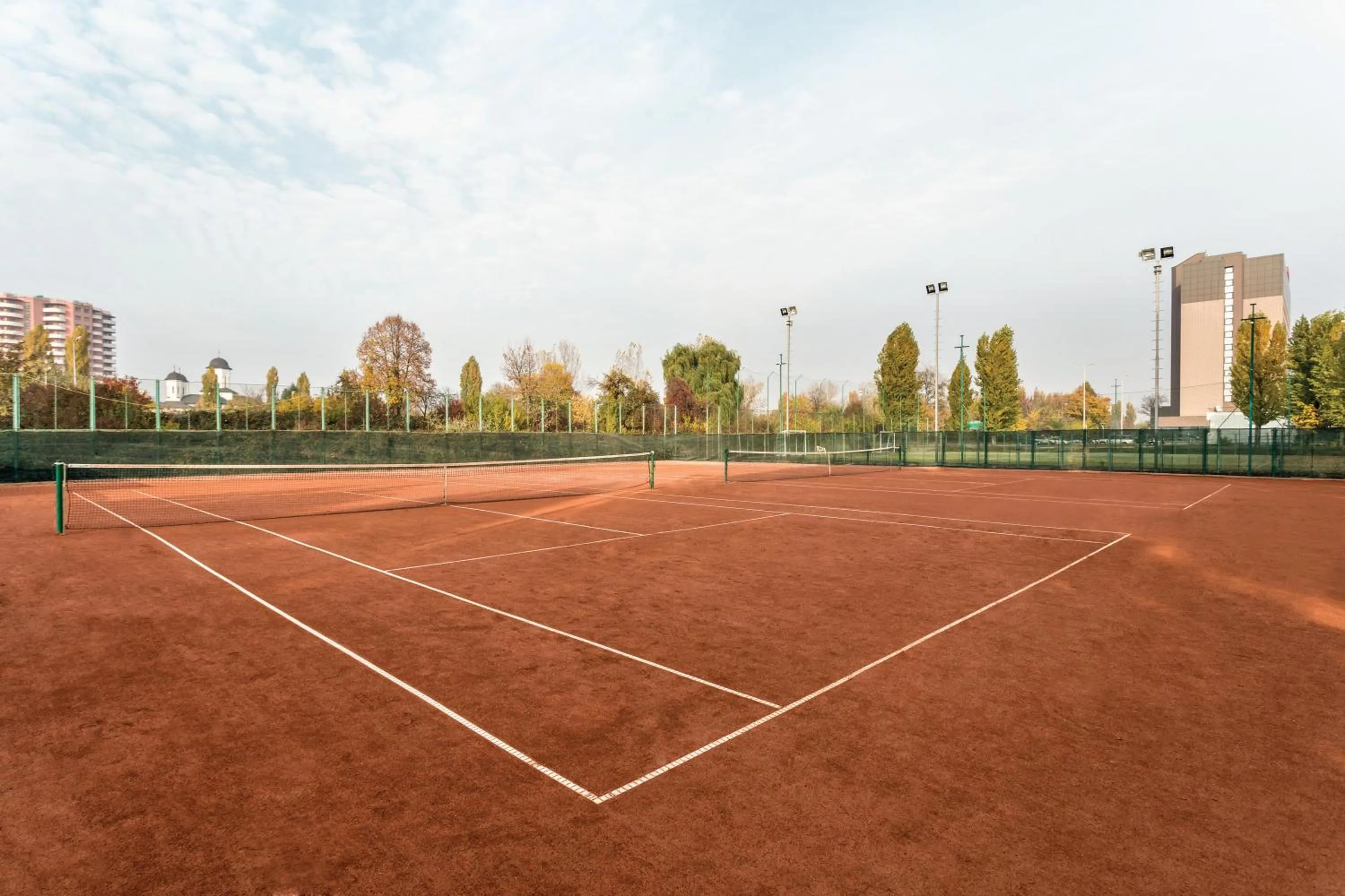 Tennis court in Ramada by Wyndham Bucharest Parc Hotel