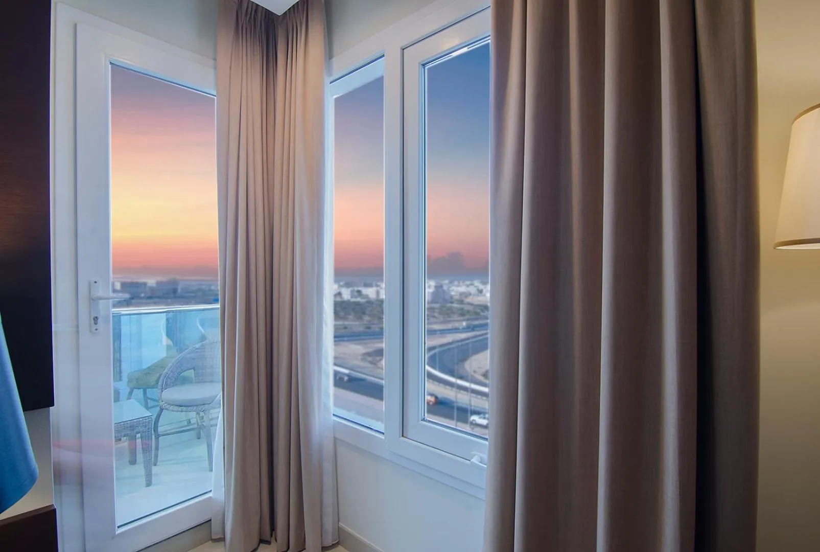 City view in Al Murooj Grand Hotel