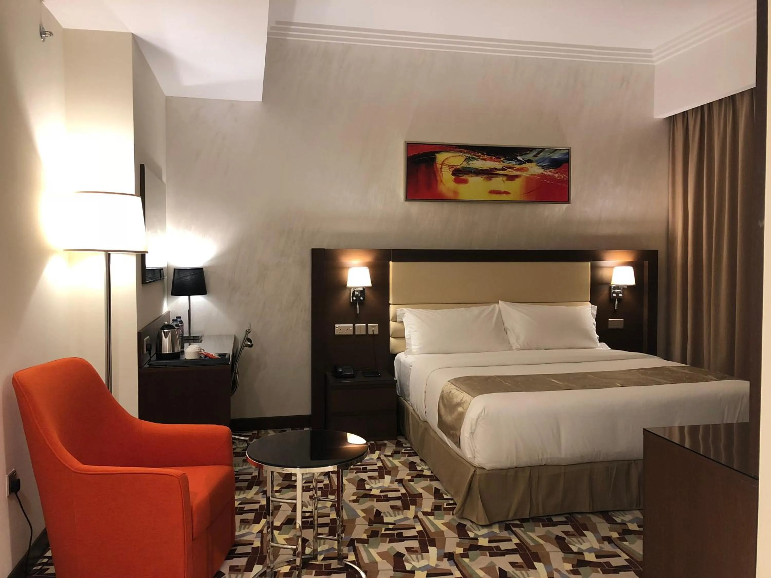 Bed in Al Murooj Grand Hotel