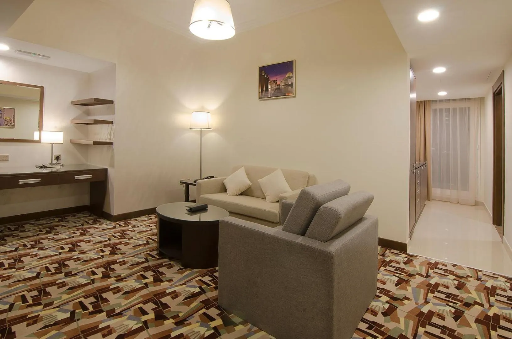 Living room in Al Murooj Grand Hotel