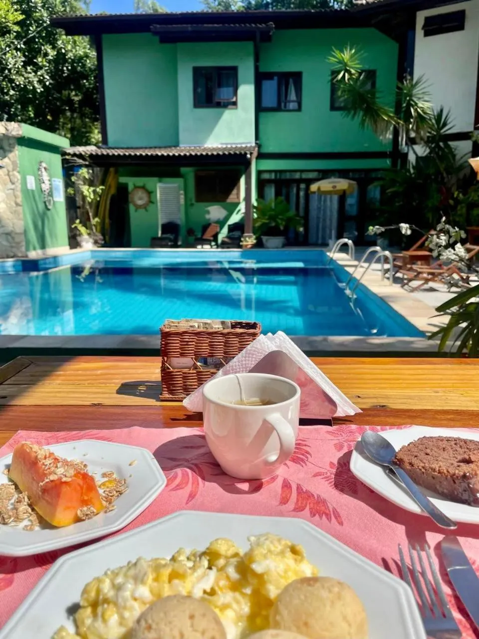 Breakfast in Recanto Verde Praia Hotel Juquehy
