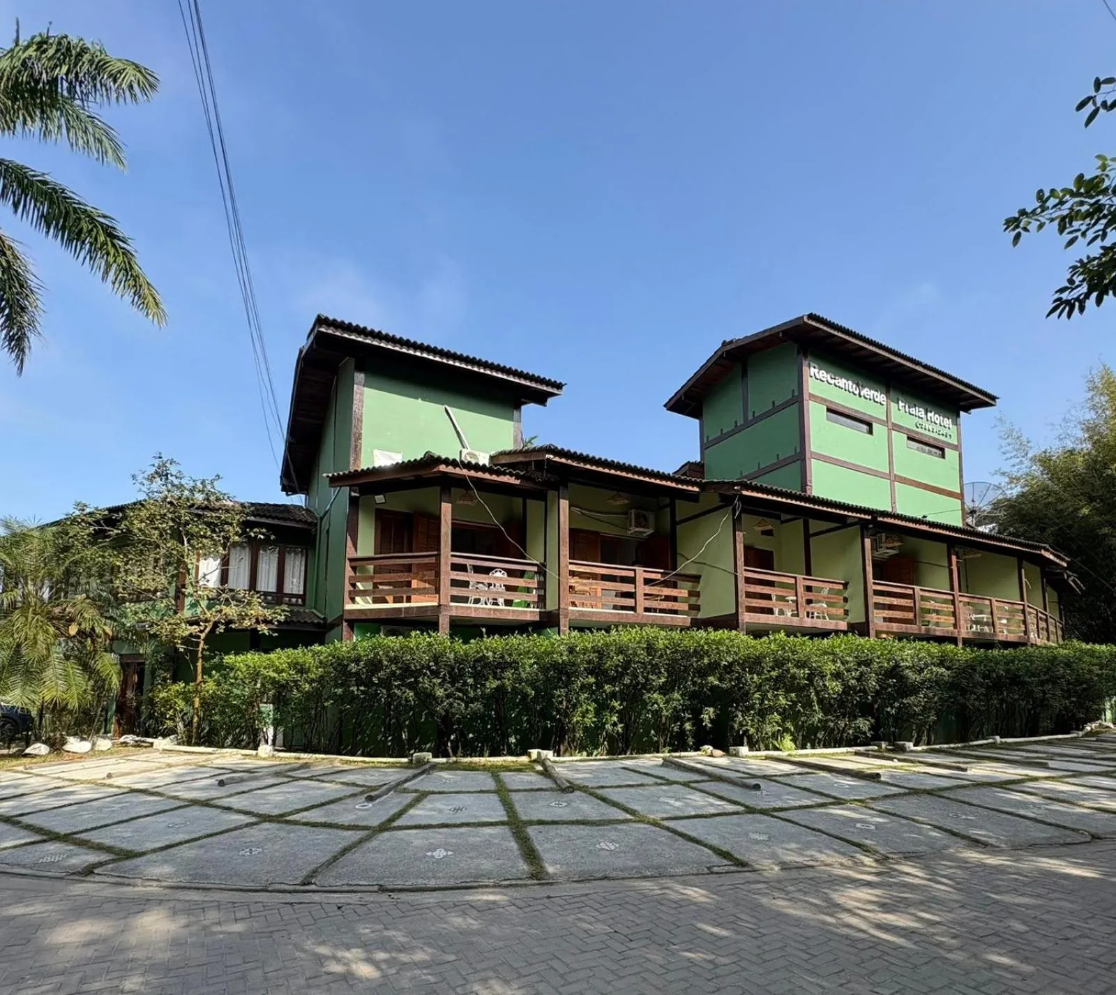 Balcony/Terrace in Recanto Verde Praia Hotel Juquehy