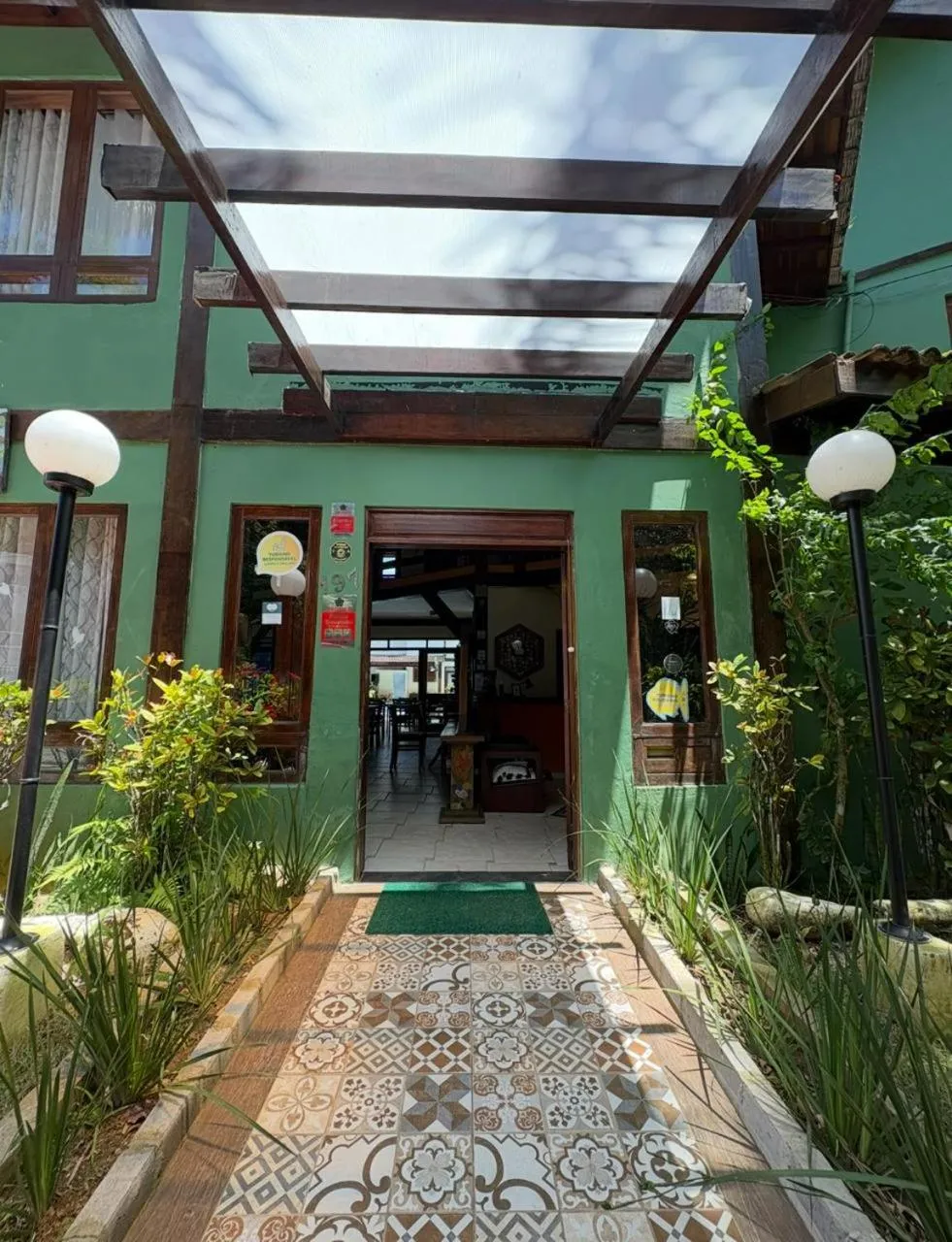 Facade/entrance in Recanto Verde Praia Hotel Juquehy