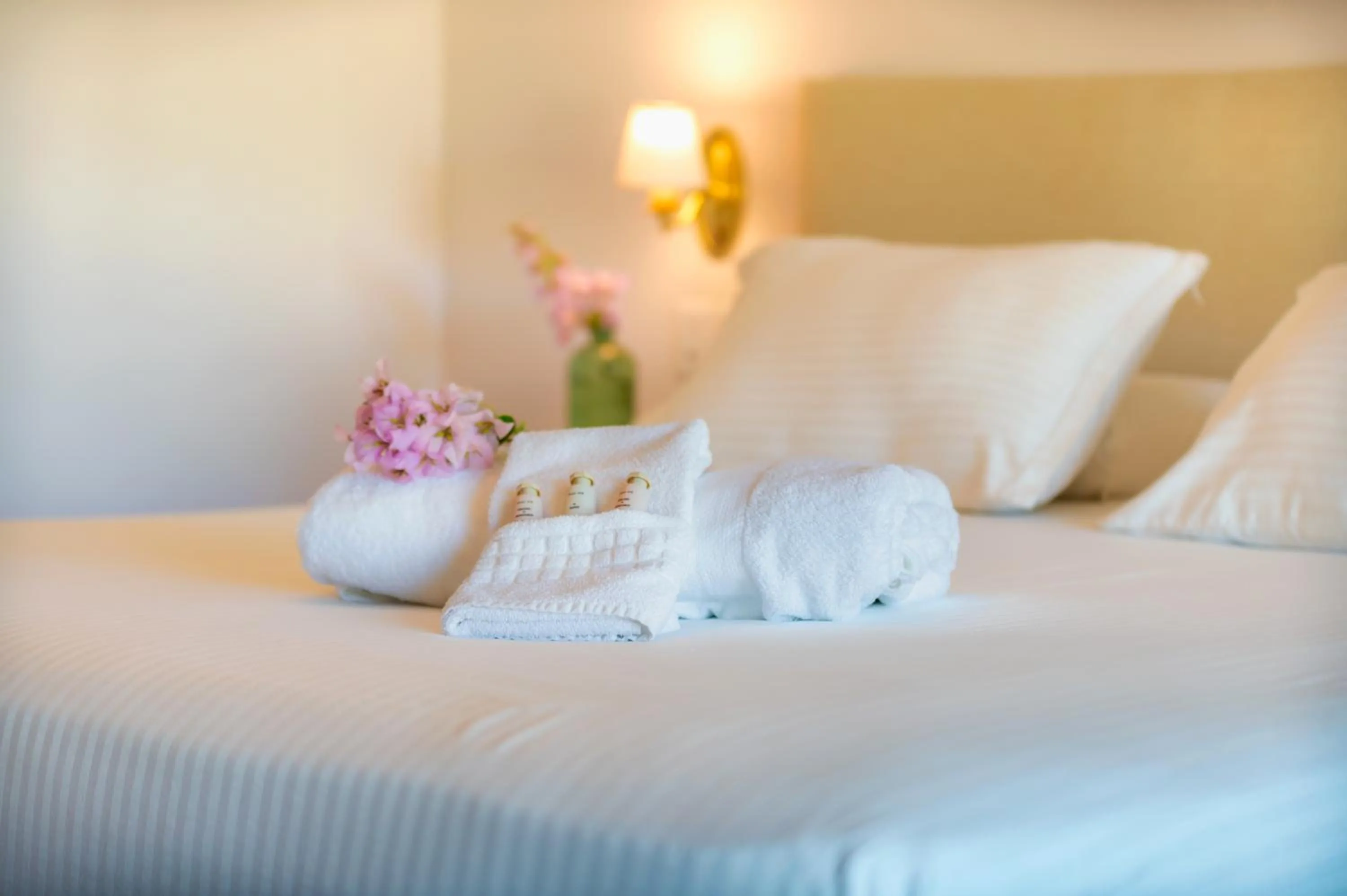 towels, Bed in Posada Manuel Lobo