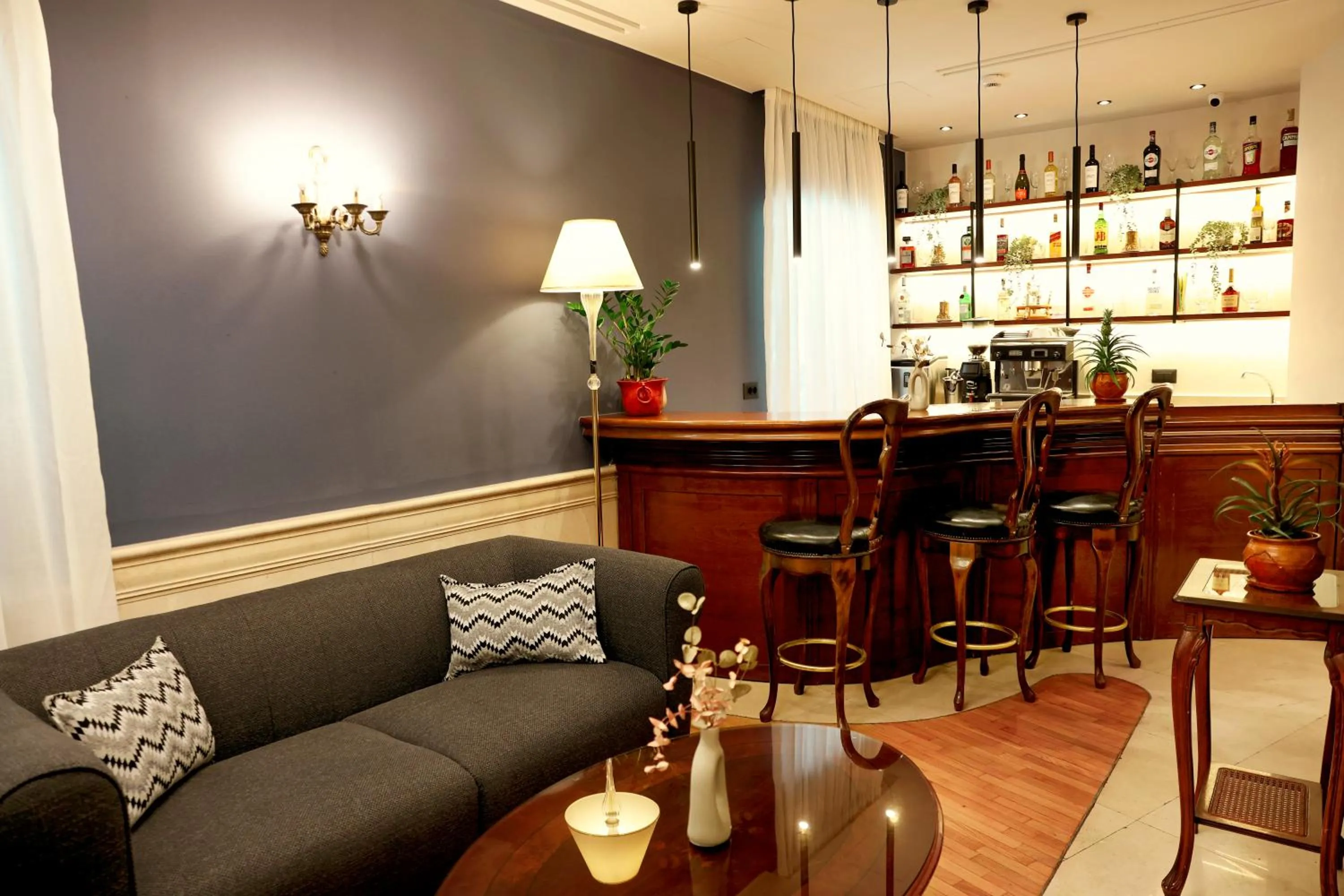 Seating area in Zeus Essence Bucharest Opera