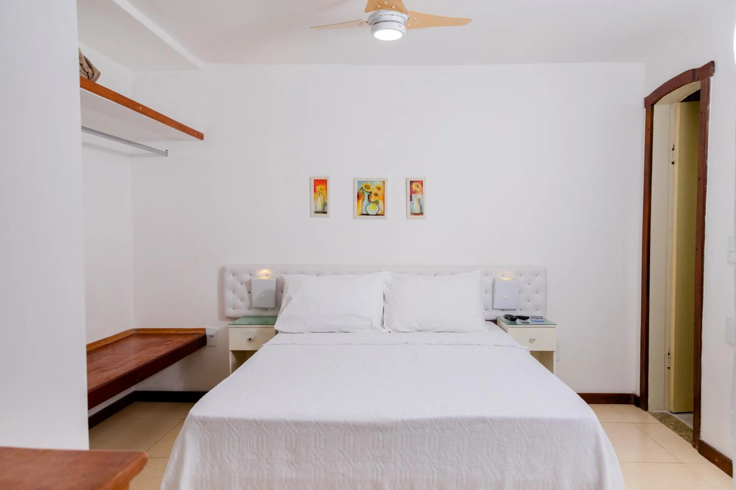 Bed in Pousada Brilho da Serra