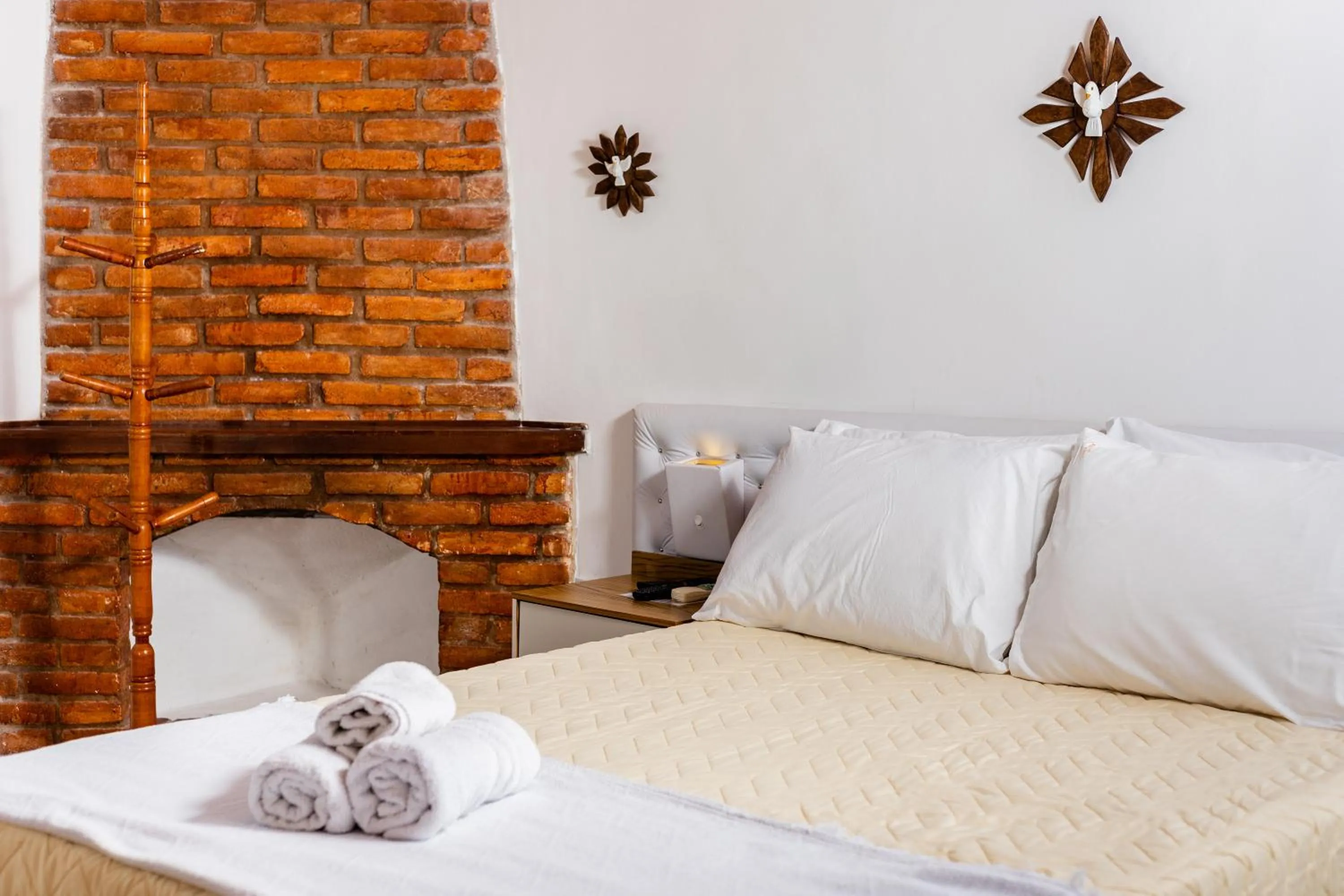 Bed in Pousada Brilho da Serra