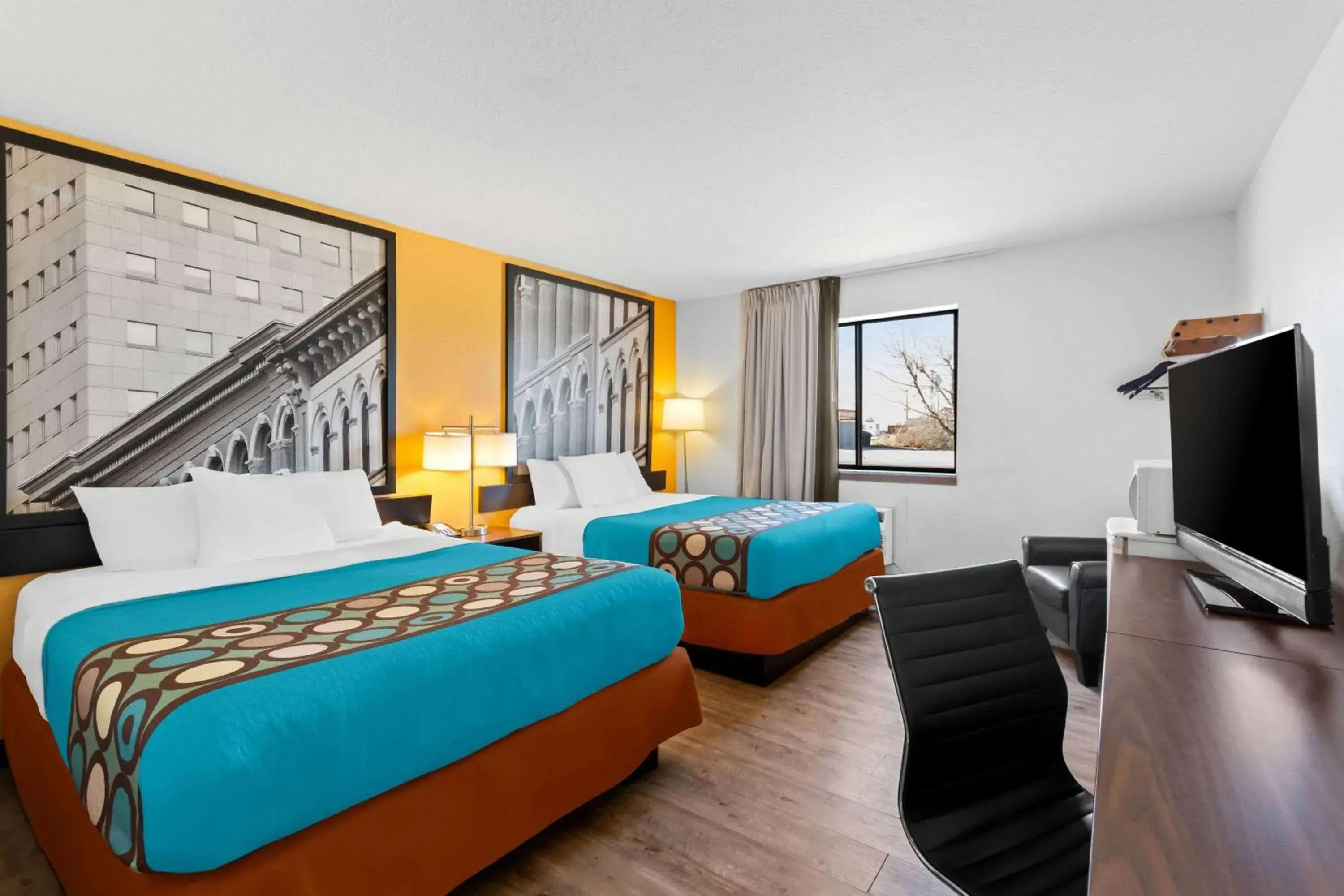 Queen Room with Two Queen Beds - Mobility Access/Non-Smoking in Super 8 by Wyndham Elizabethtown Queen Room with Two Queen Beds - Mobility Access/Non-Smoking in Super 8 by Wyndham Elizabethtown