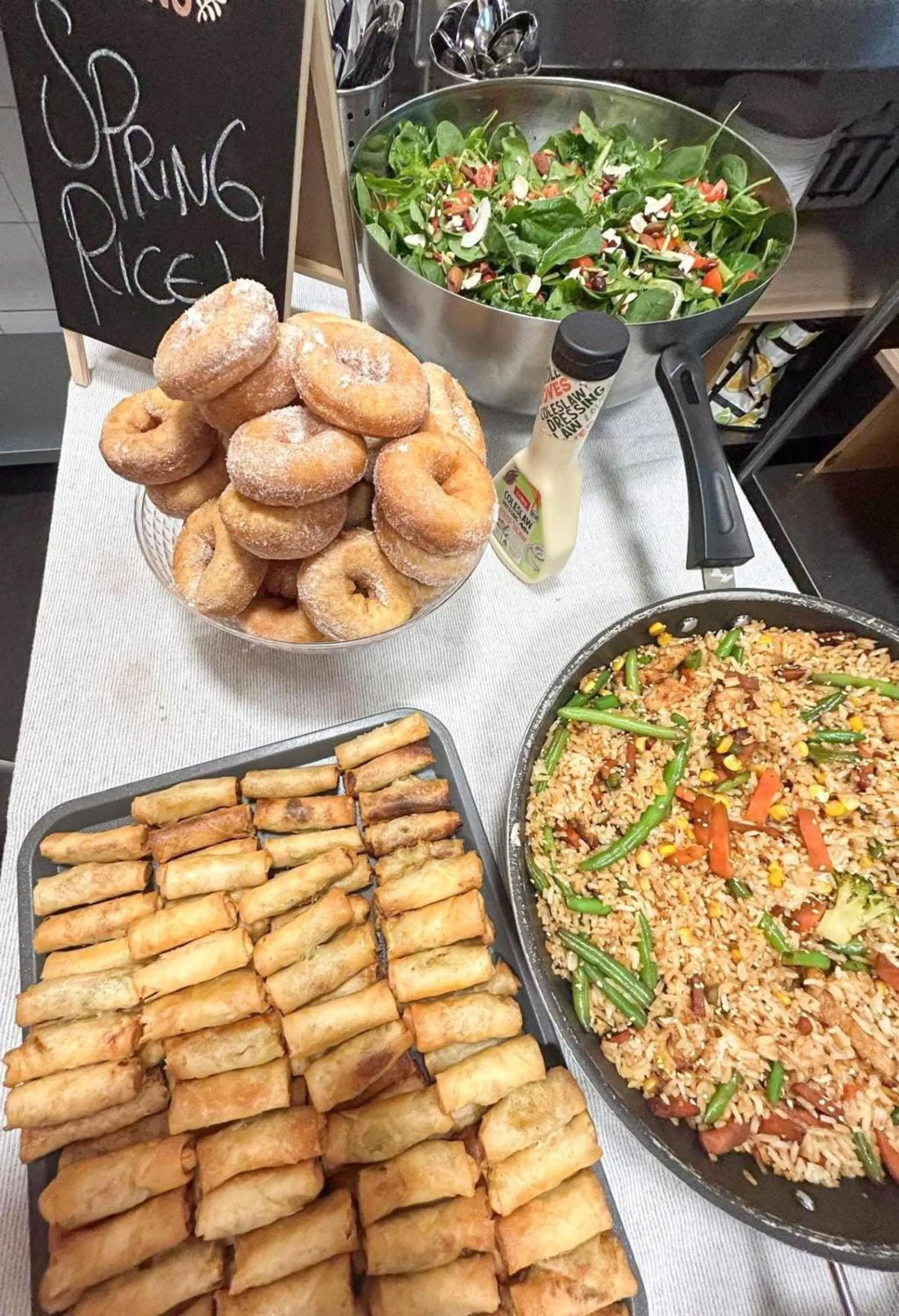 Dinner in Tequila Sunrise Hostel Adelaide