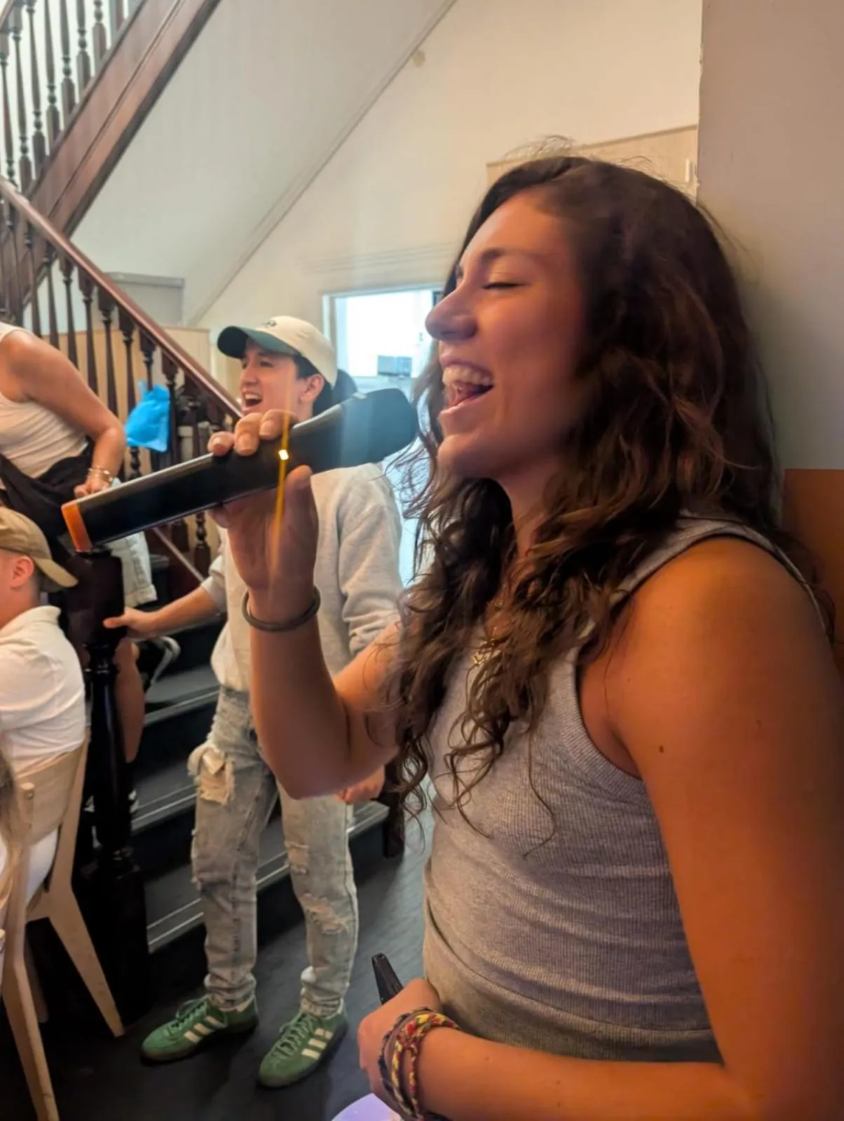 group of guests in Tequila Sunrise Hostel Adelaide