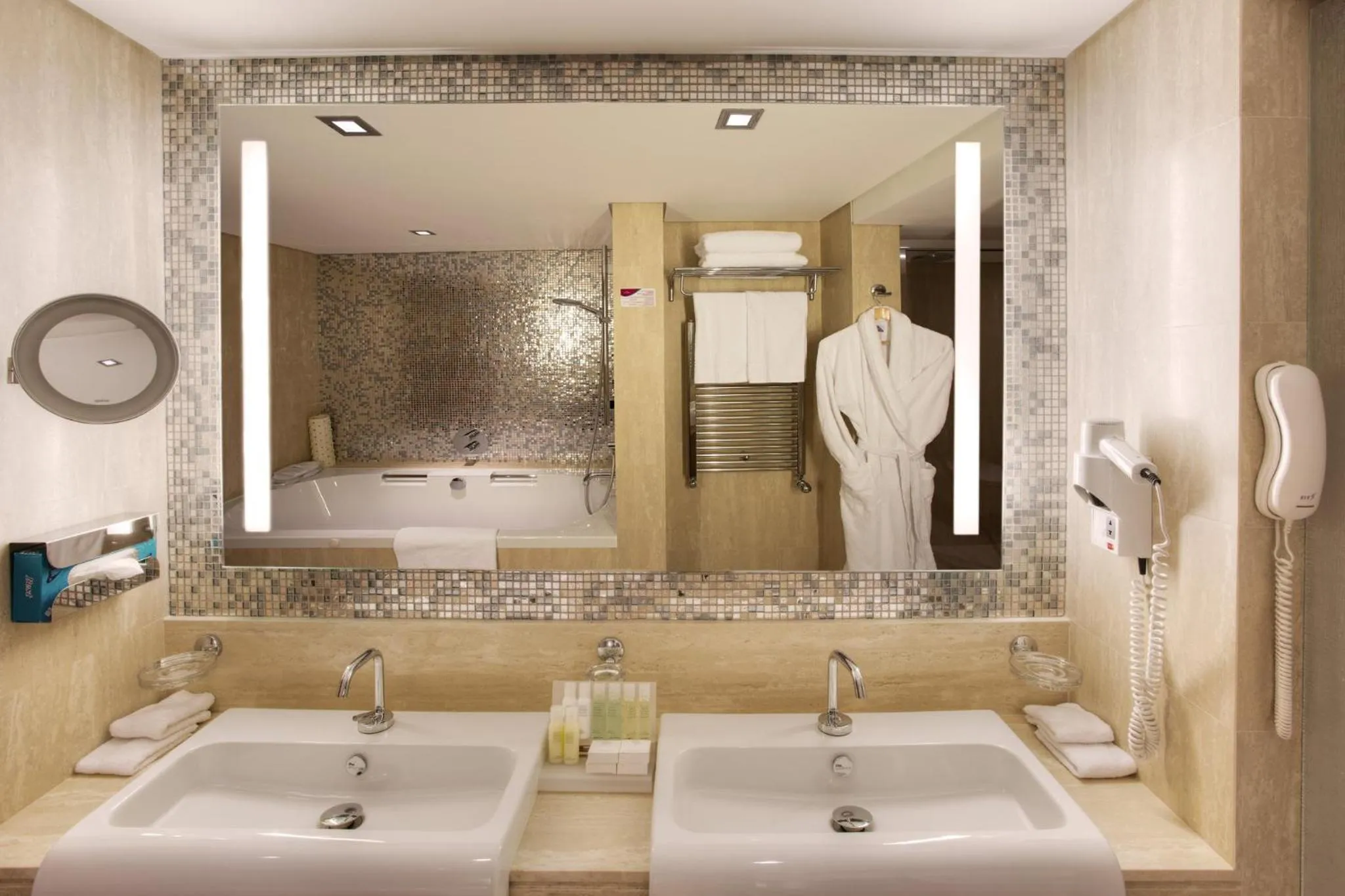 Bathroom in Crowne Plaza Bucharest by IHG