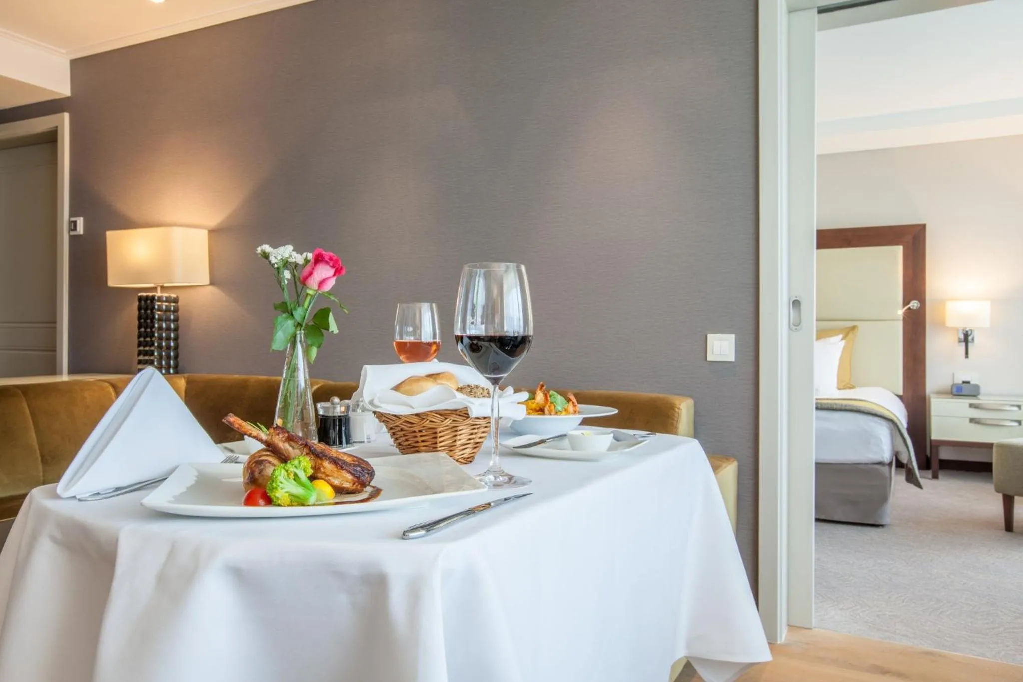 Bedroom, Bed in Crowne Plaza Bucharest by IHG