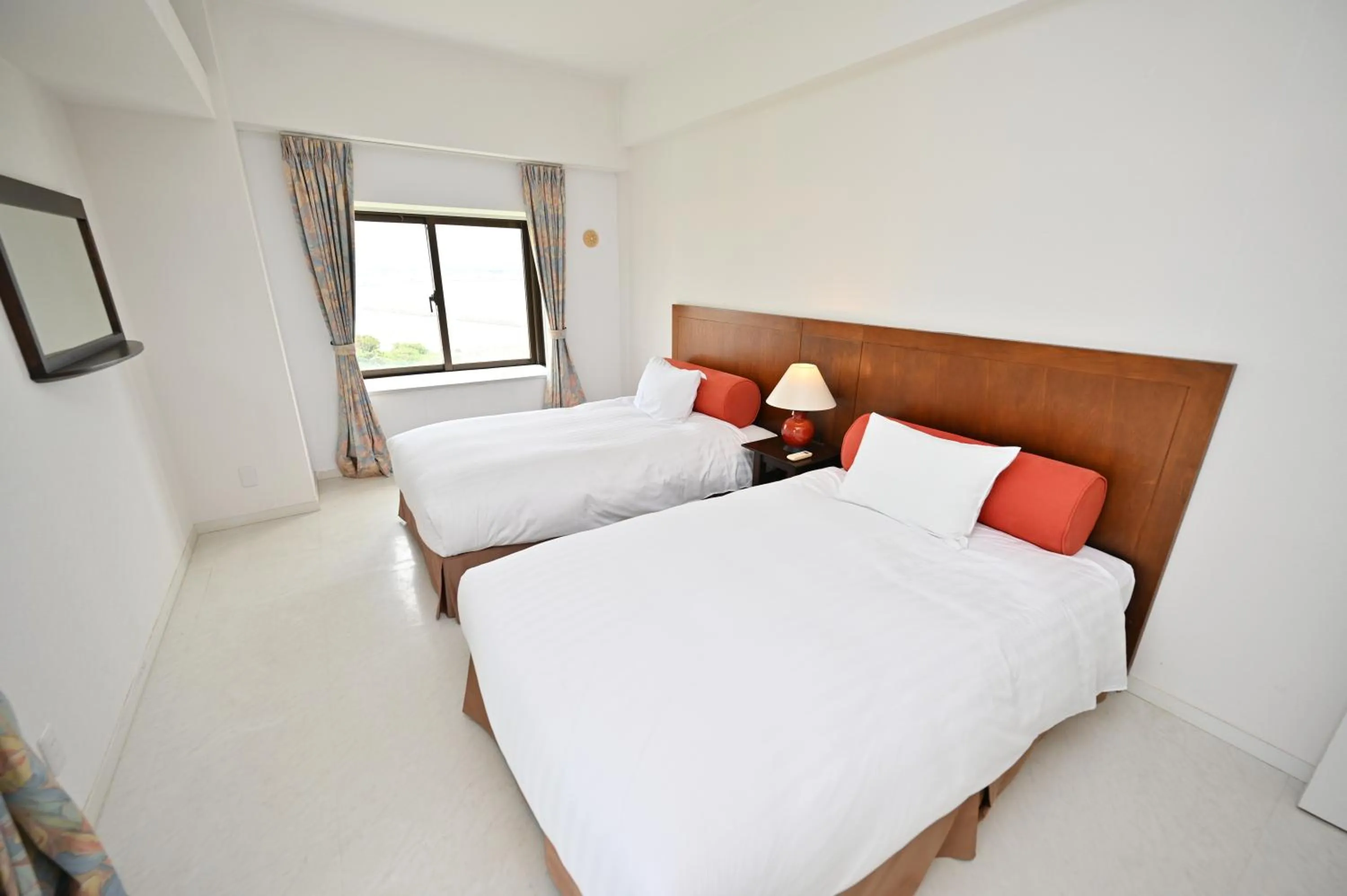 Bed in Hotel Royal Marine Palace Ishigakijima