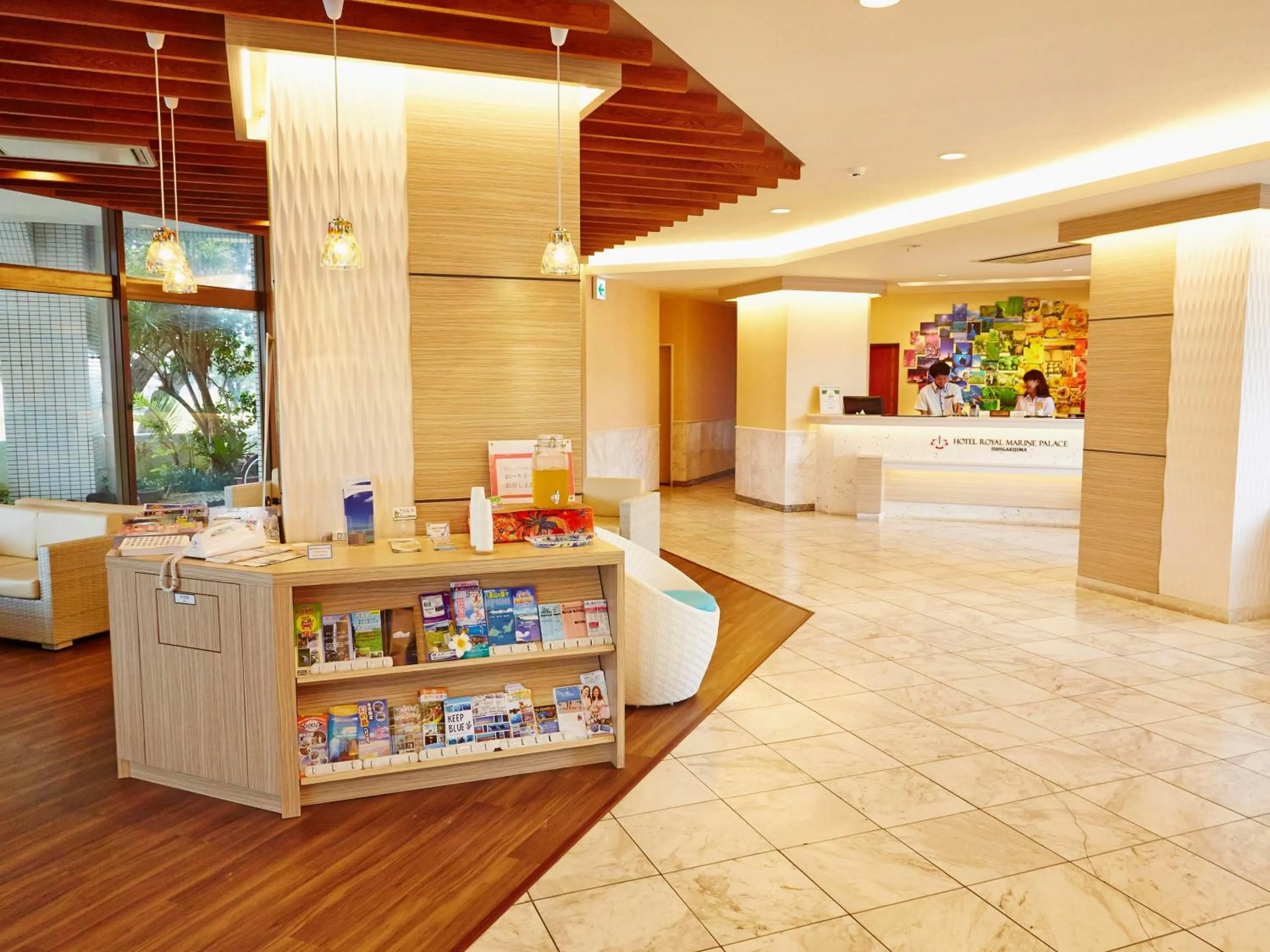 Lobby or reception in Hotel Royal Marine Palace Ishigakijima