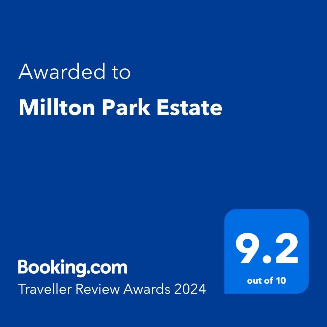 Certificate/Award in Millton Park Estate