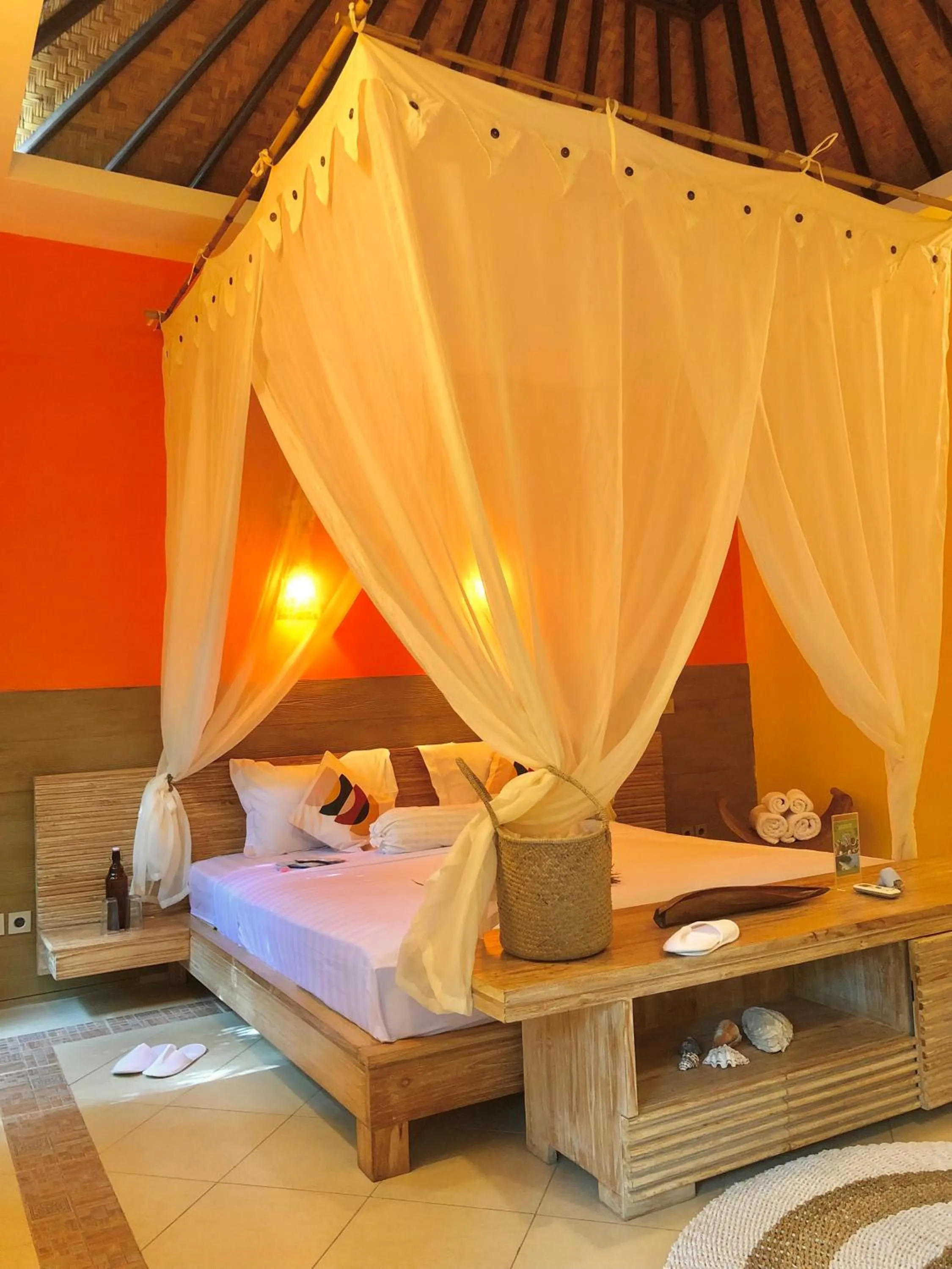 Bed in Arco Iris Boutique Hotel & Restaurant