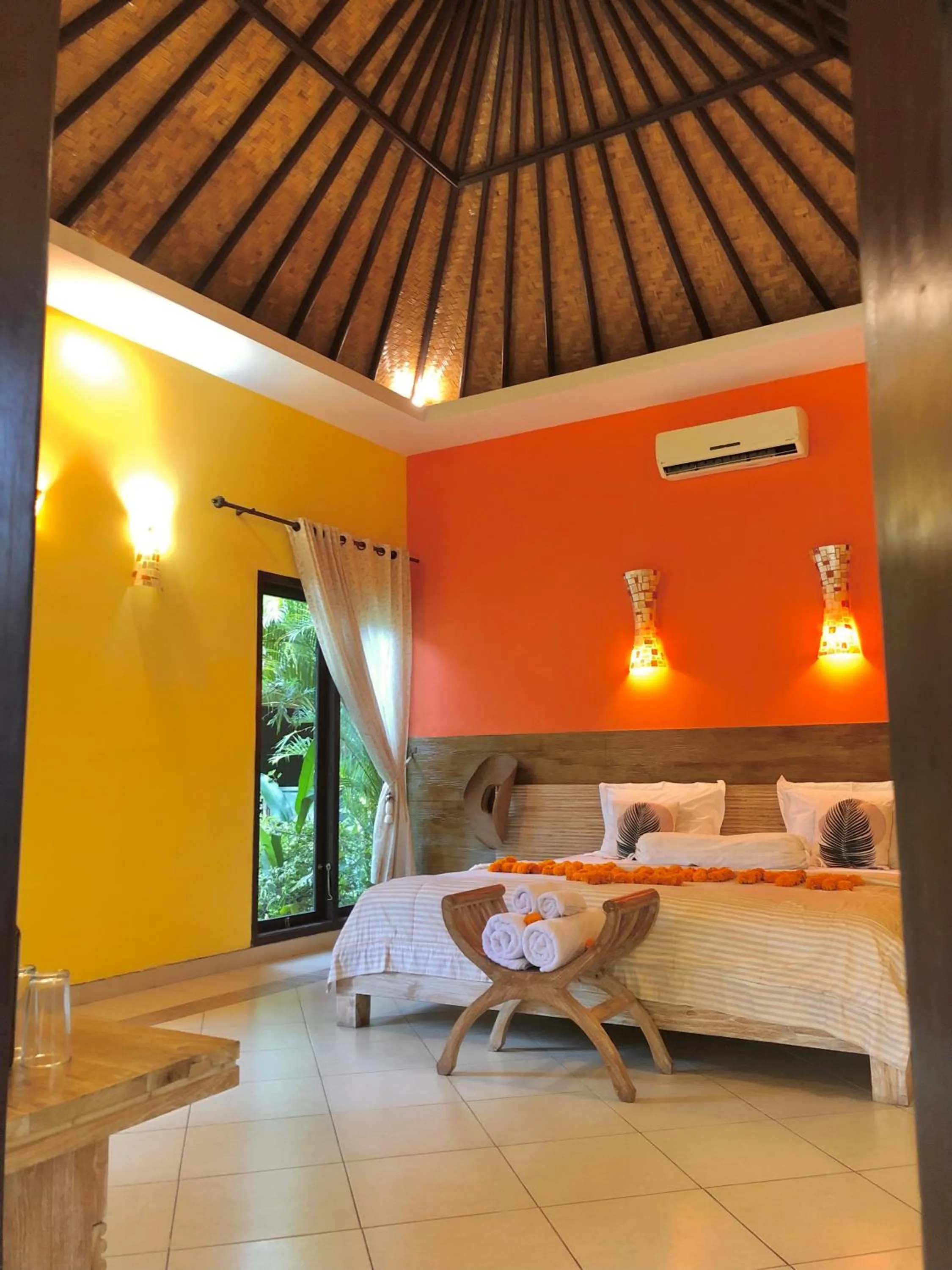 Bed in Arco Iris Boutique Hotel & Restaurant