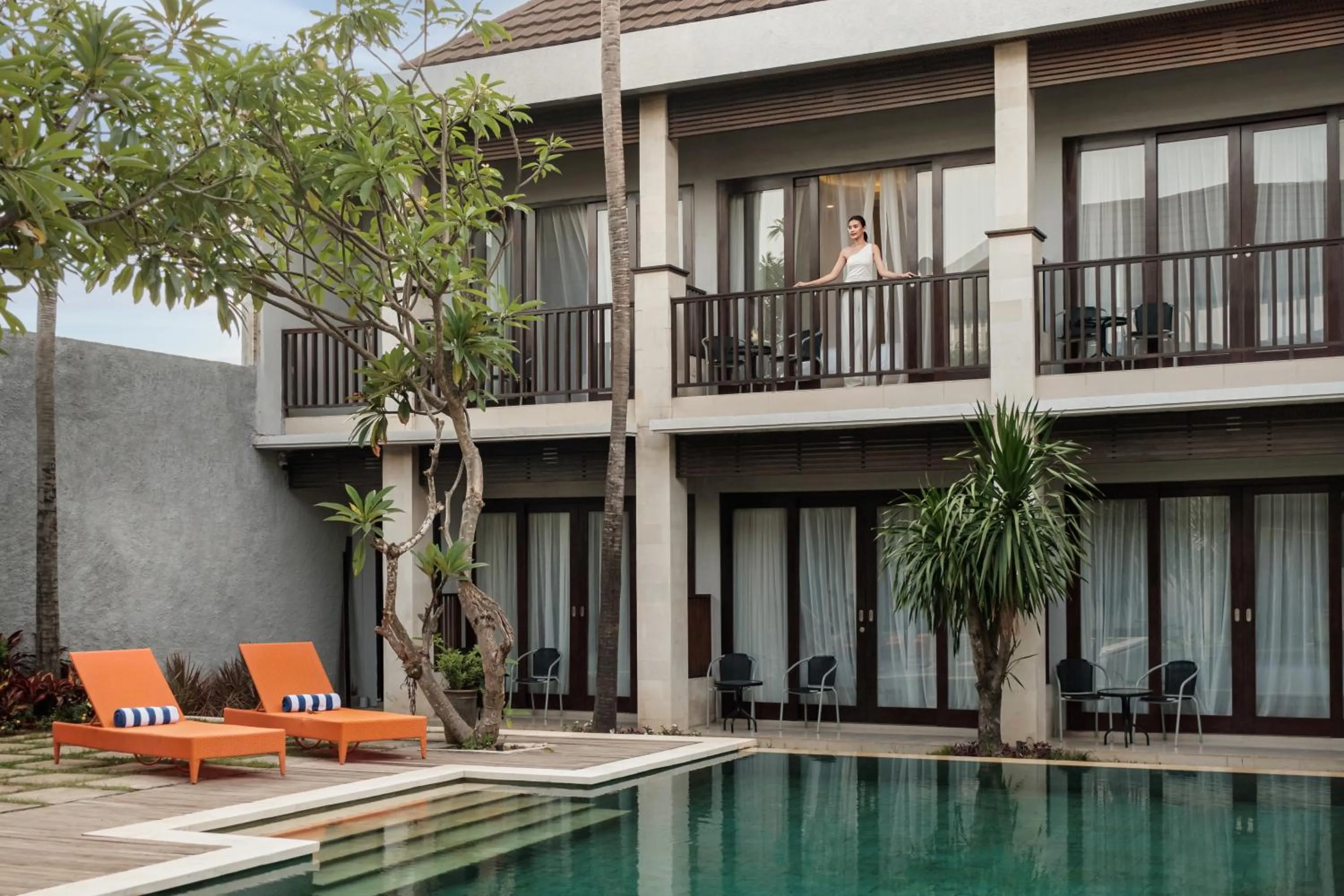 Pool view in ABISHA Hotel Sanur