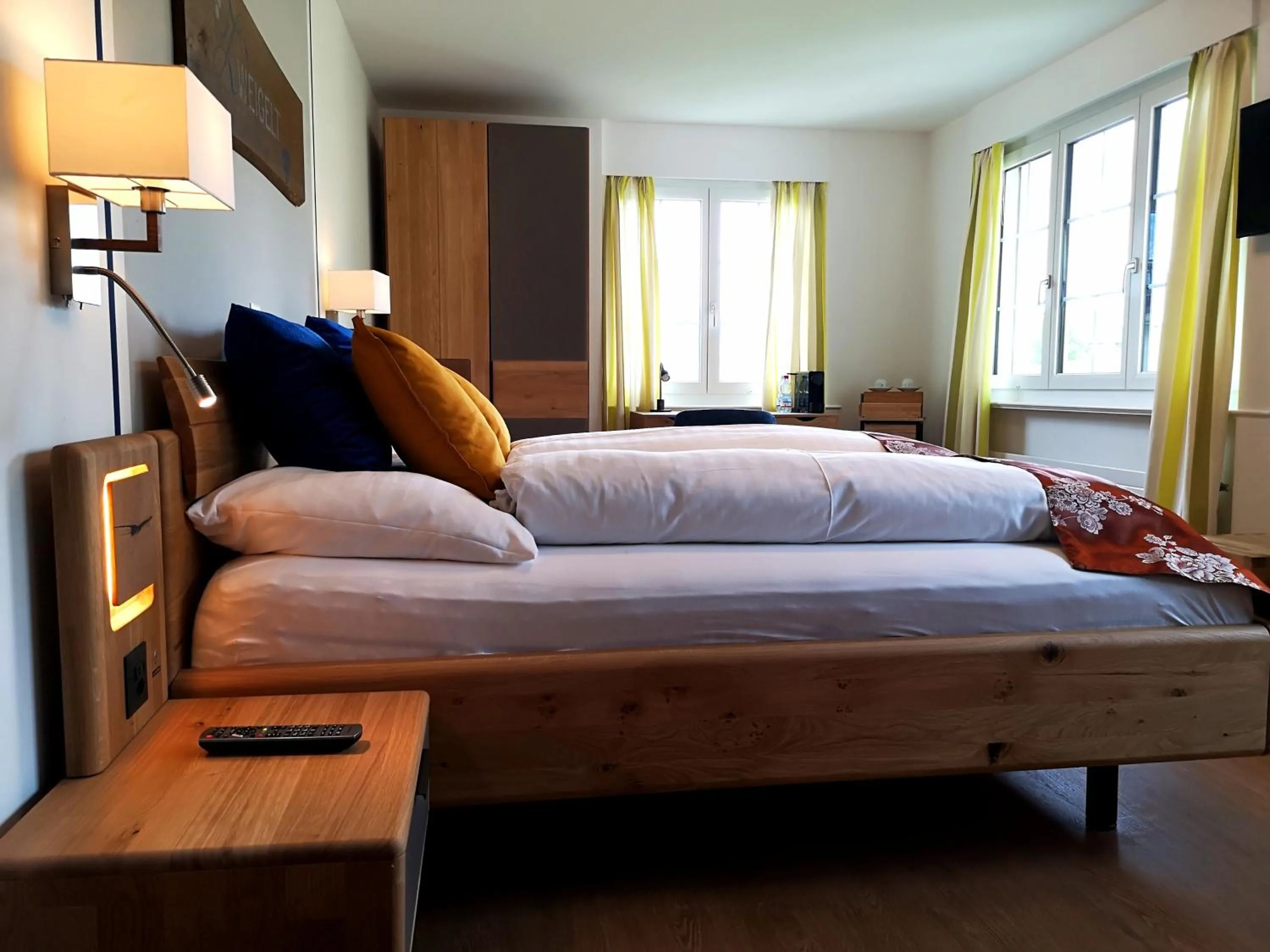 Bed in Gasthof zur Bündte